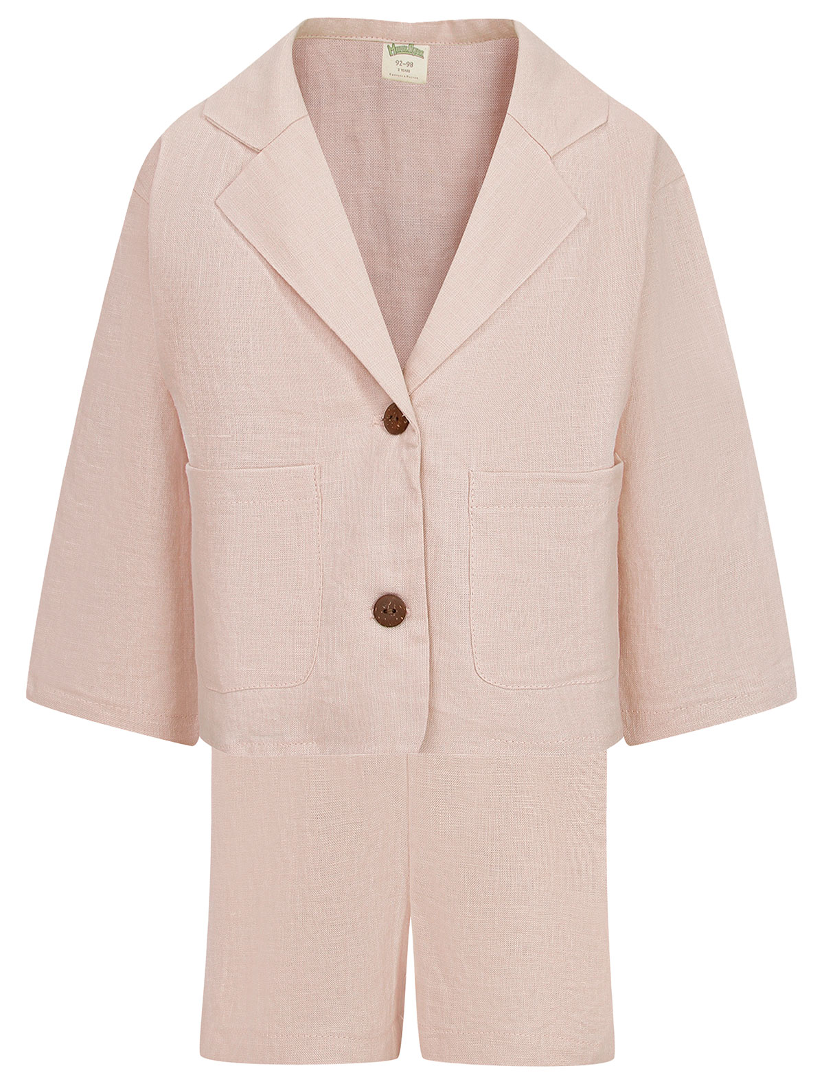 Комплект из жакета и шорт