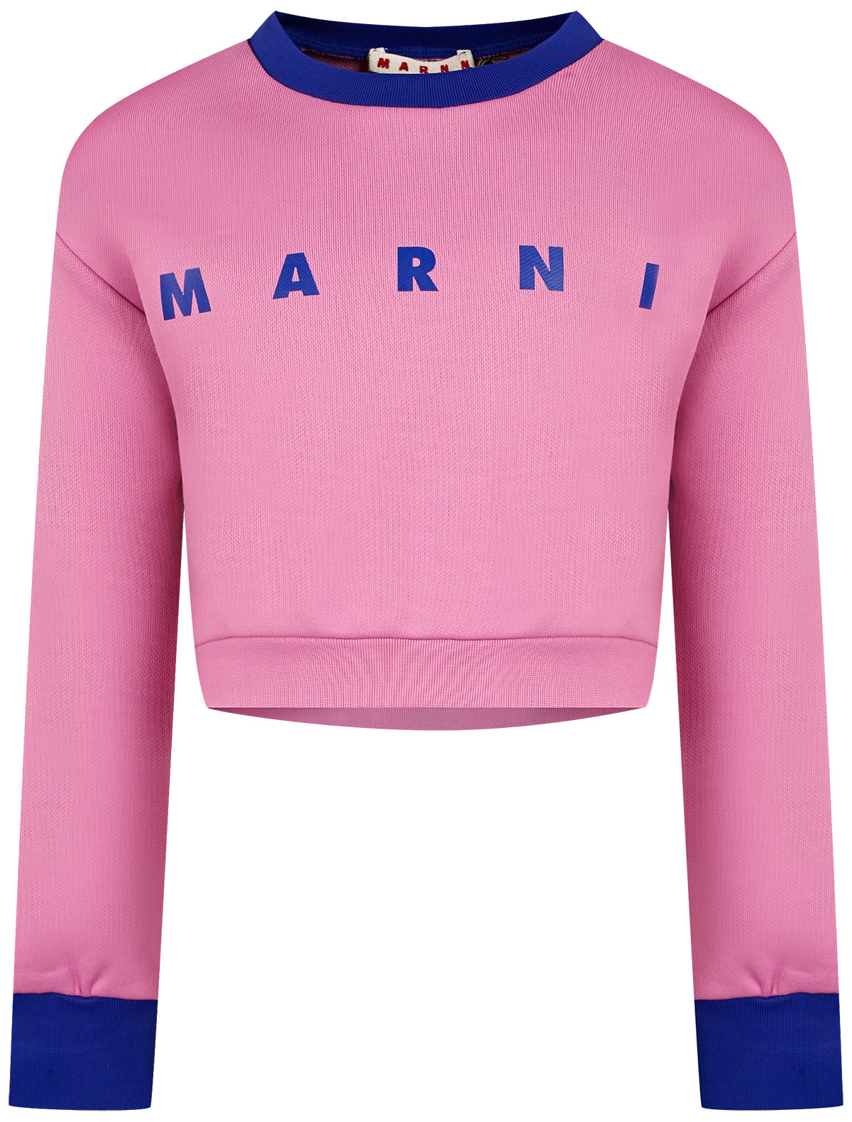 Укороченный Свитшот с логотипом бренда