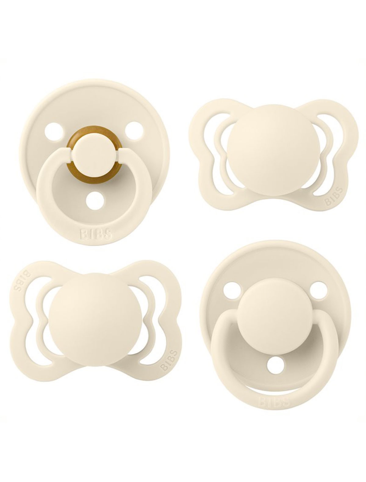 Набор пустышек из 4 шт, 0-18 мес