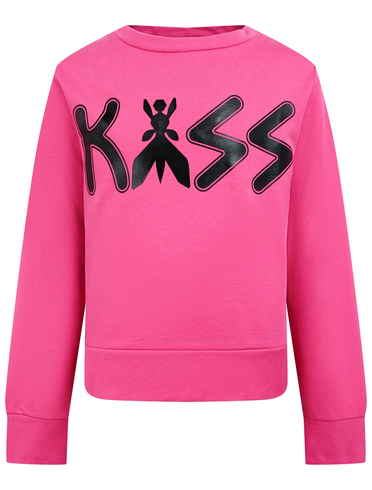 Розовый свитшот «Kiss»