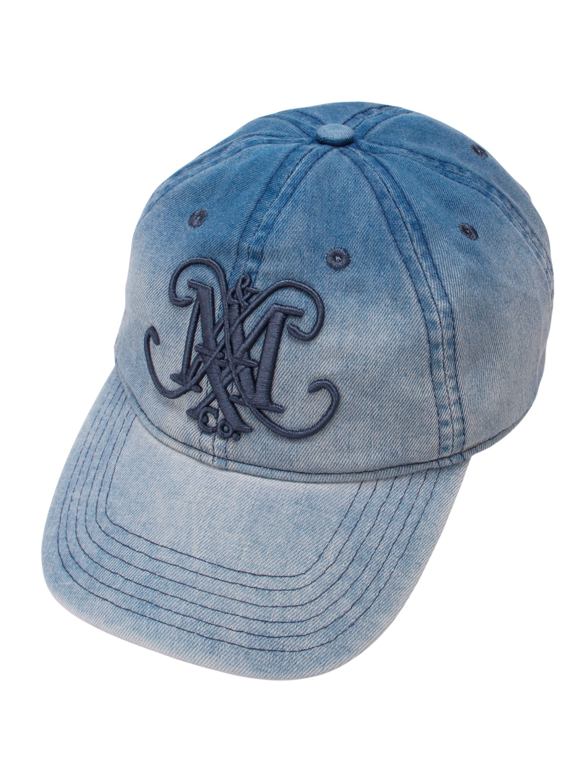 Джинсовая кепка с логотипом