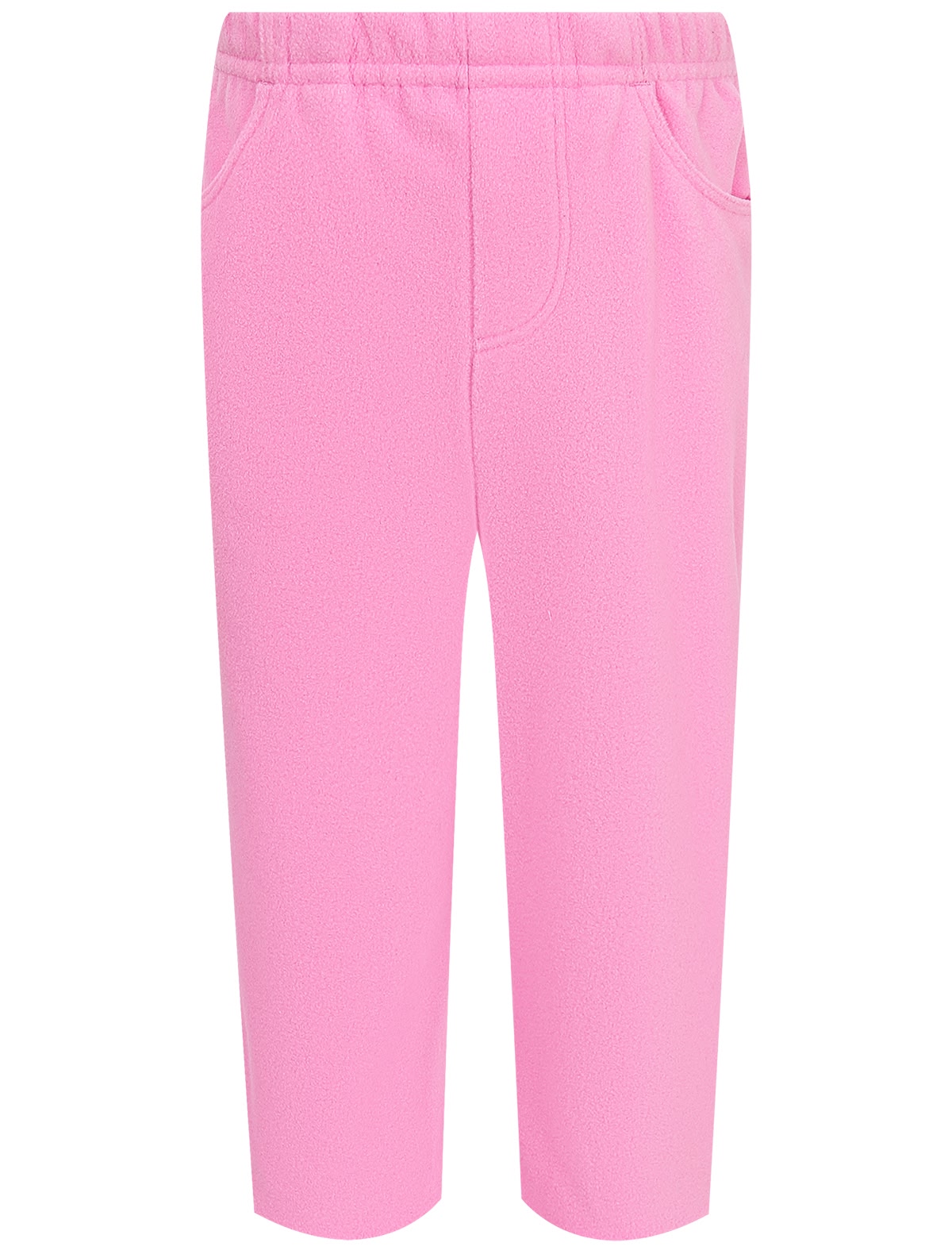 Розовые спортивные брюки с карманами