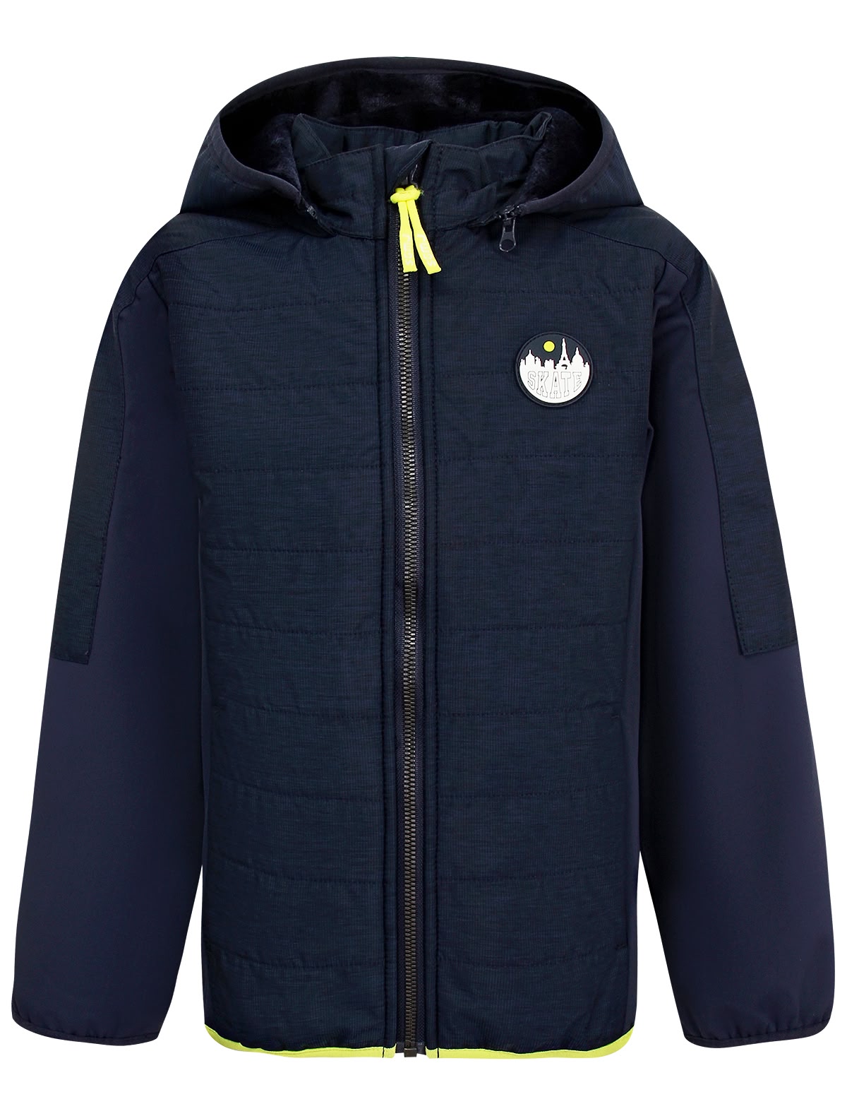 Темно-синяя куртка в спортивном стиле