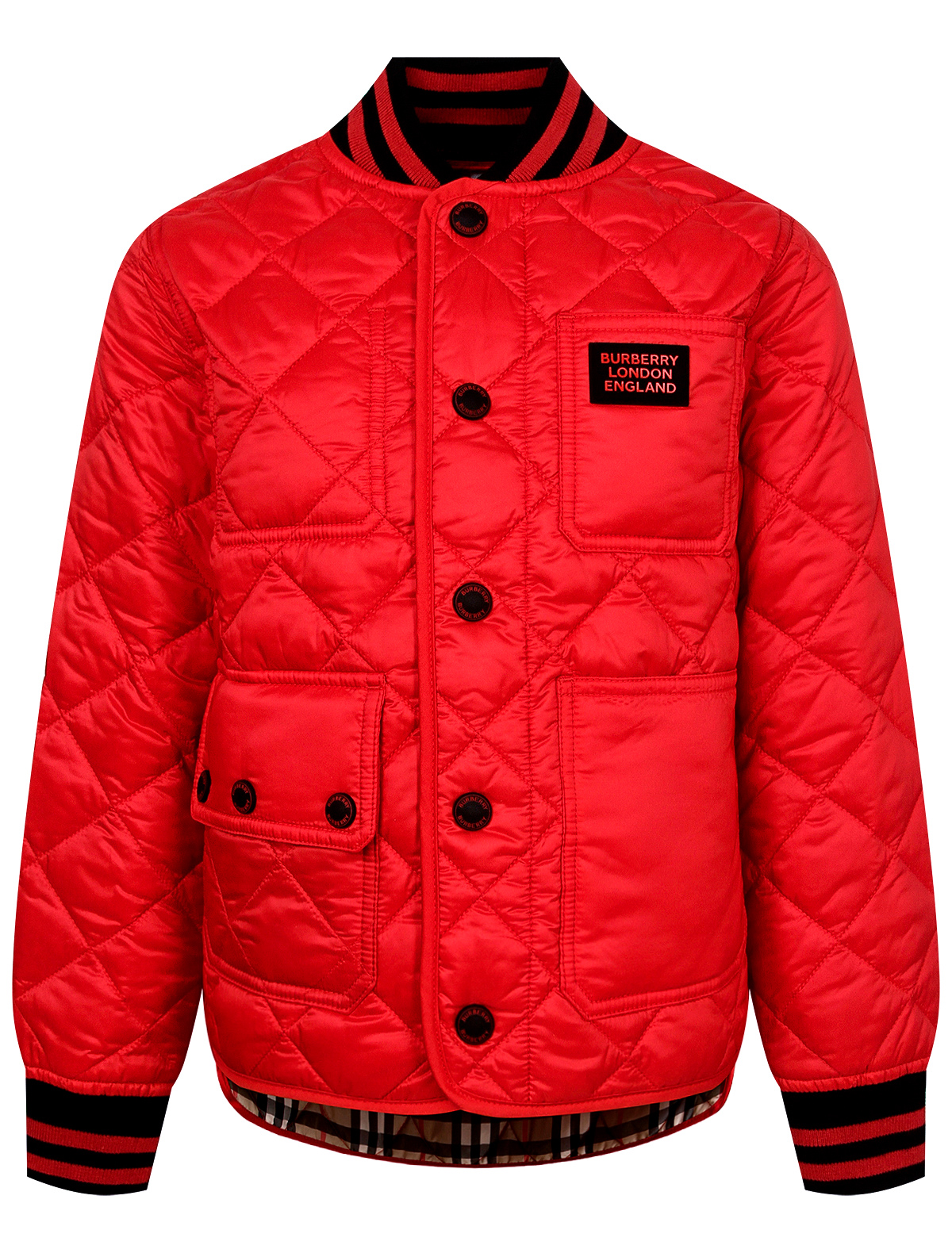 Куртка Burberry 2236701, цвет красный, размер 9 1074519082382 - фото 1