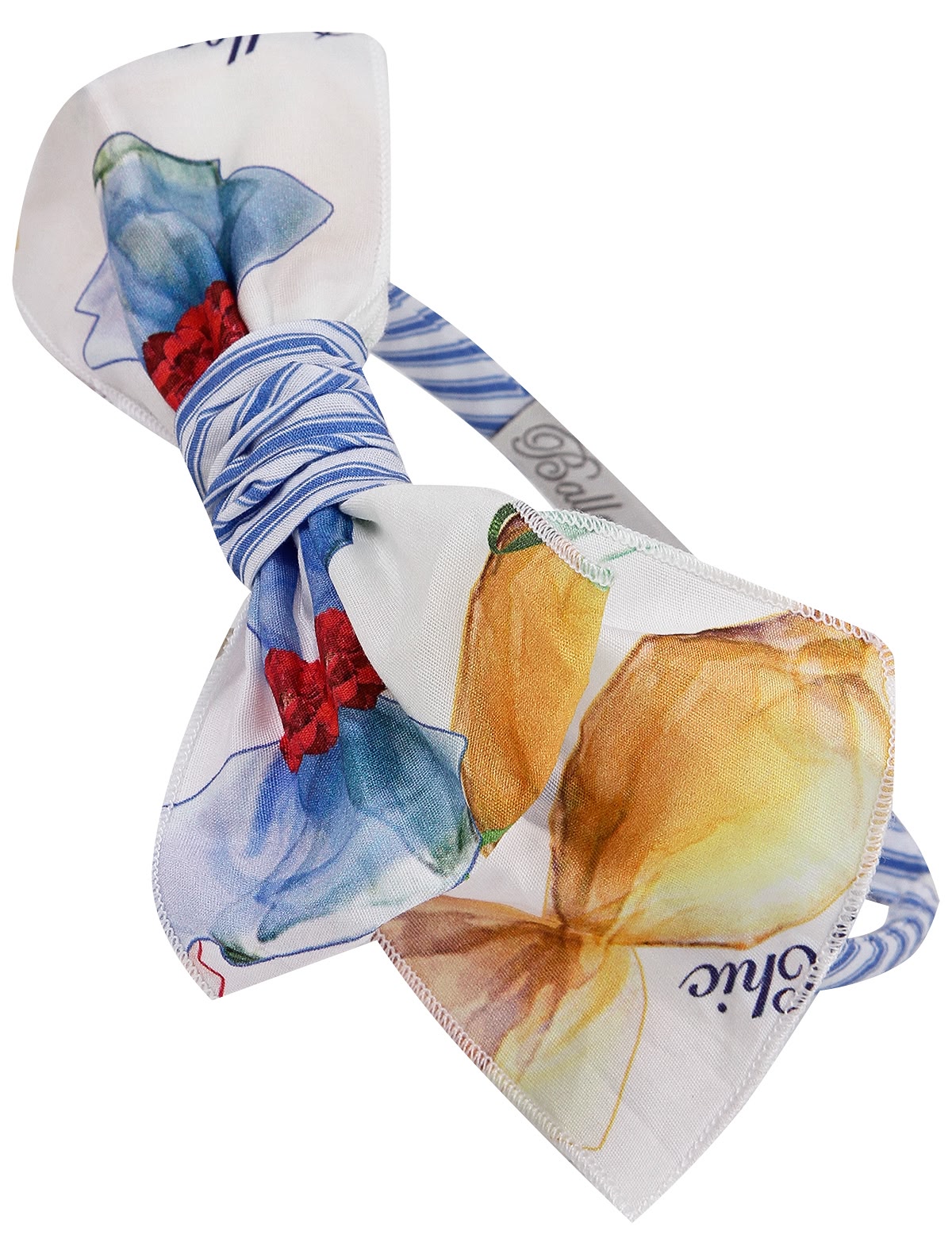 Белый ободок с принтом