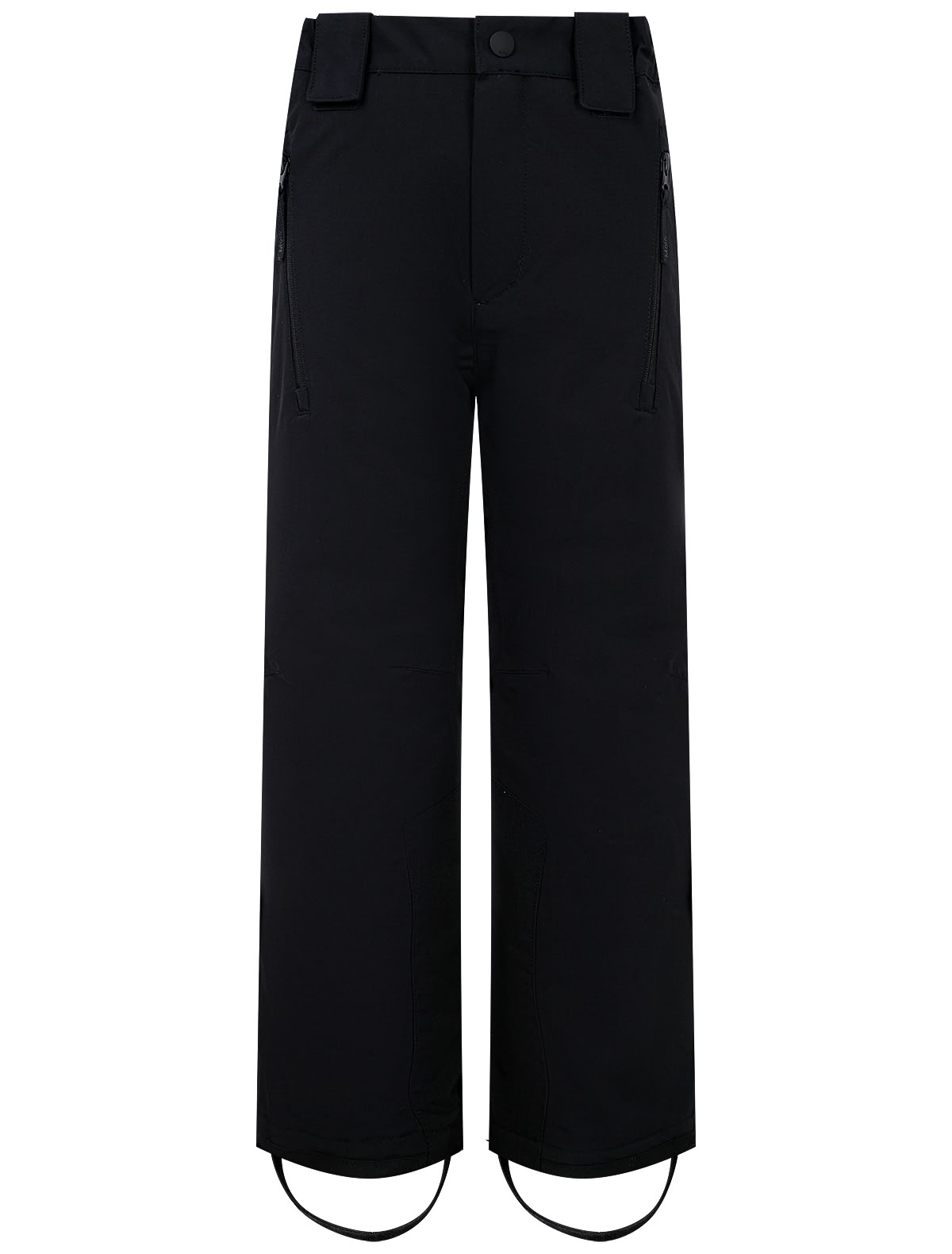 Чёрные утепленные брюки