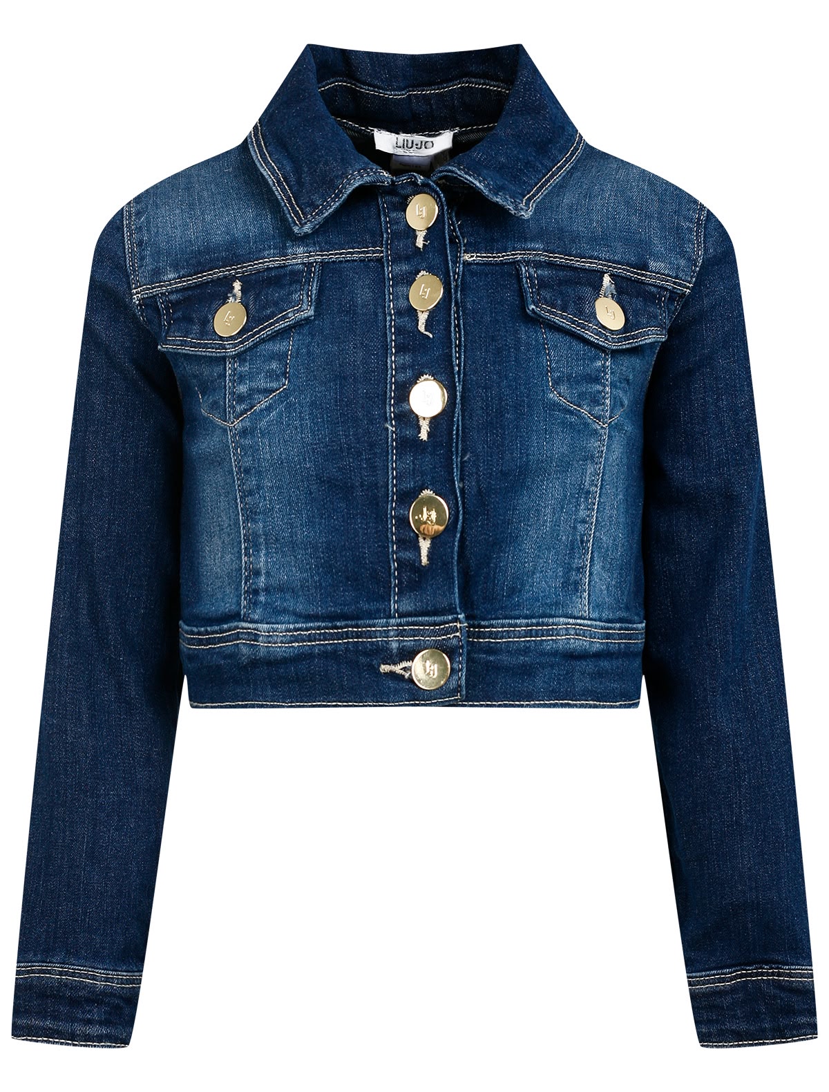 Короткая джинсовая куртка