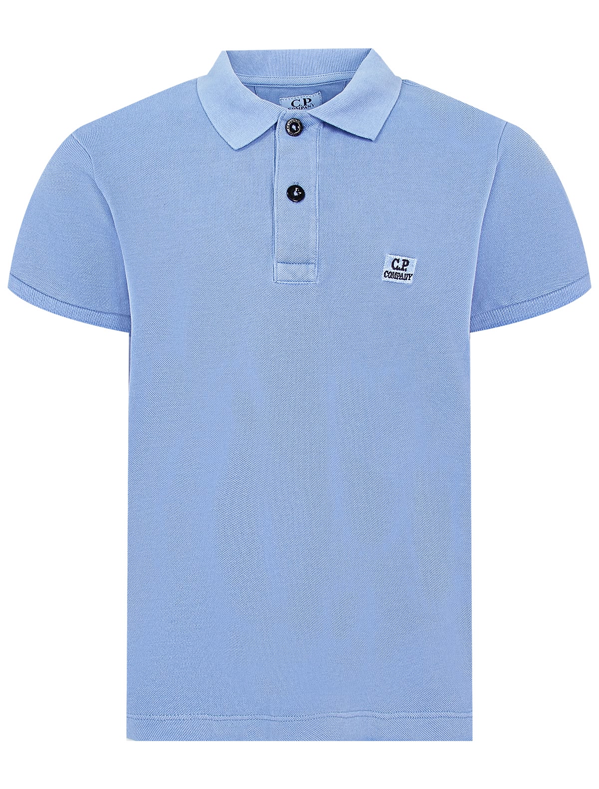 Голубое поло