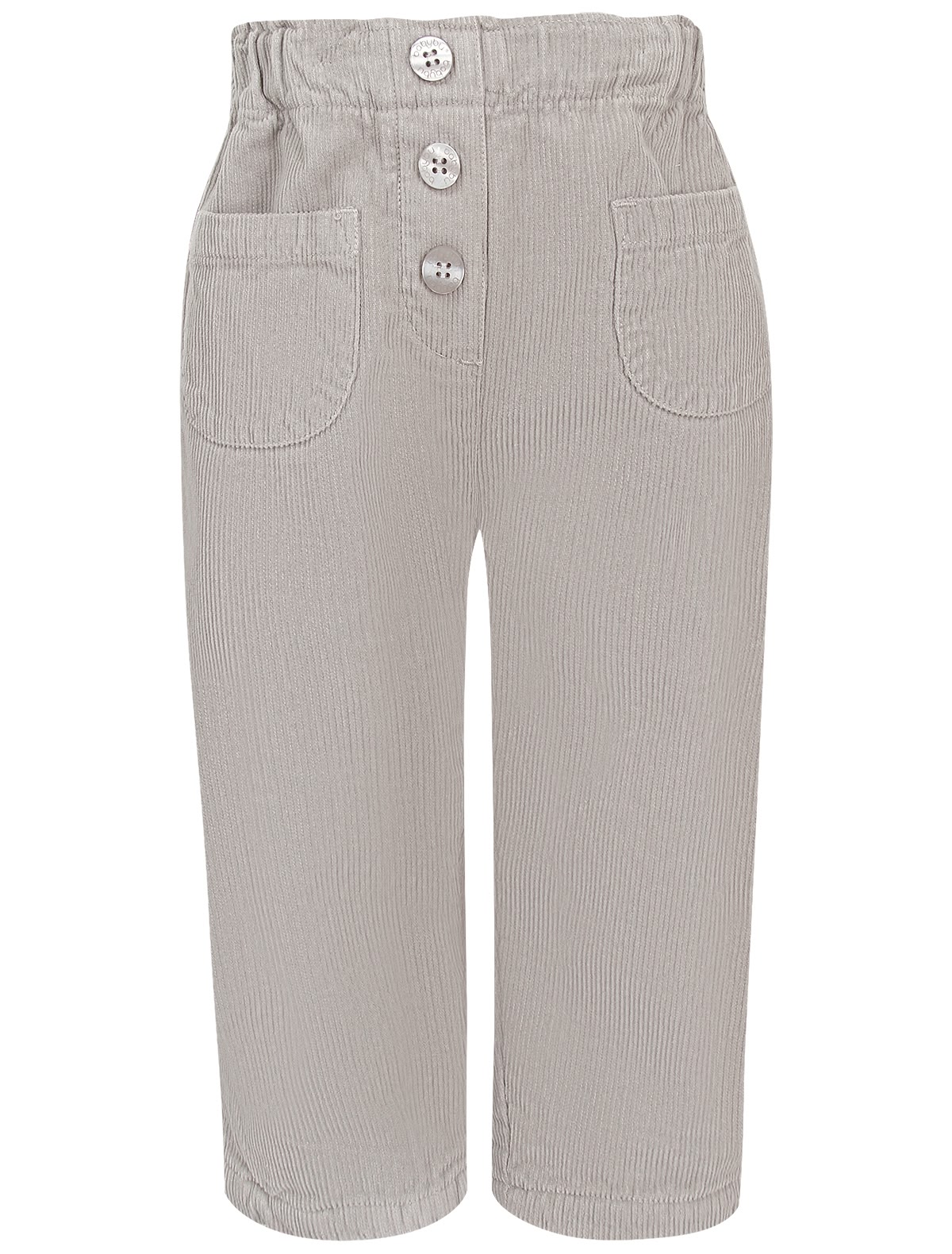 Серые хлопковые брюки