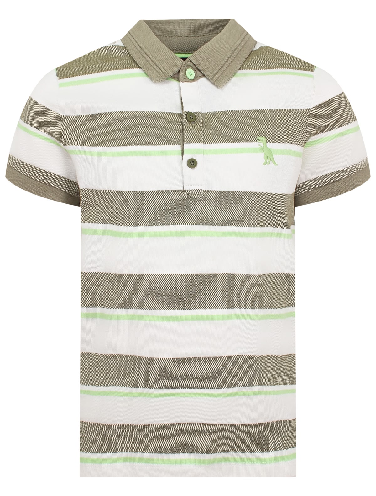 Полосатое поло с динозавром