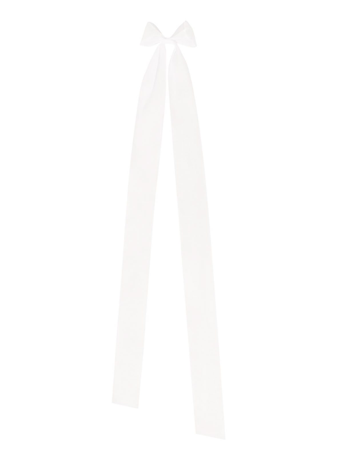 Белая резинка-лента