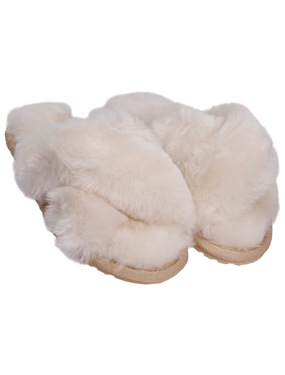 Тапочки из натурального меха