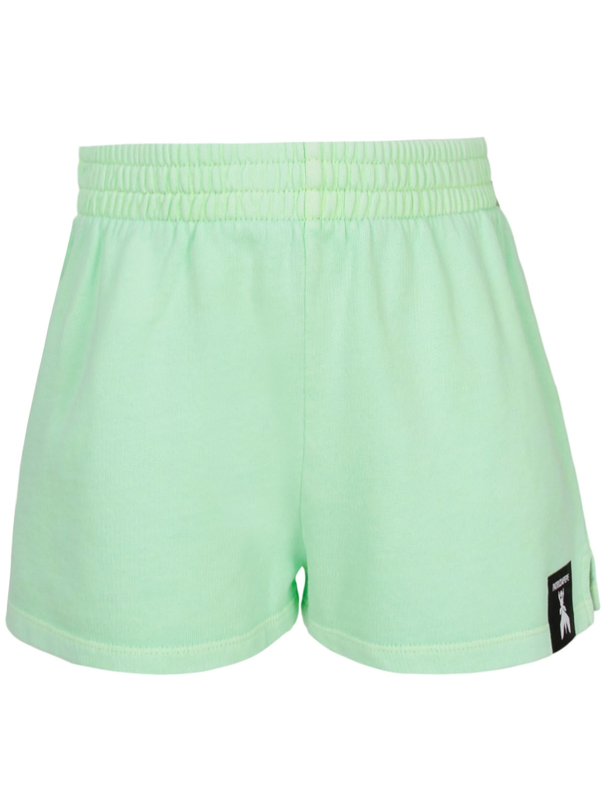 Светло-зелёные шорты из хлопка