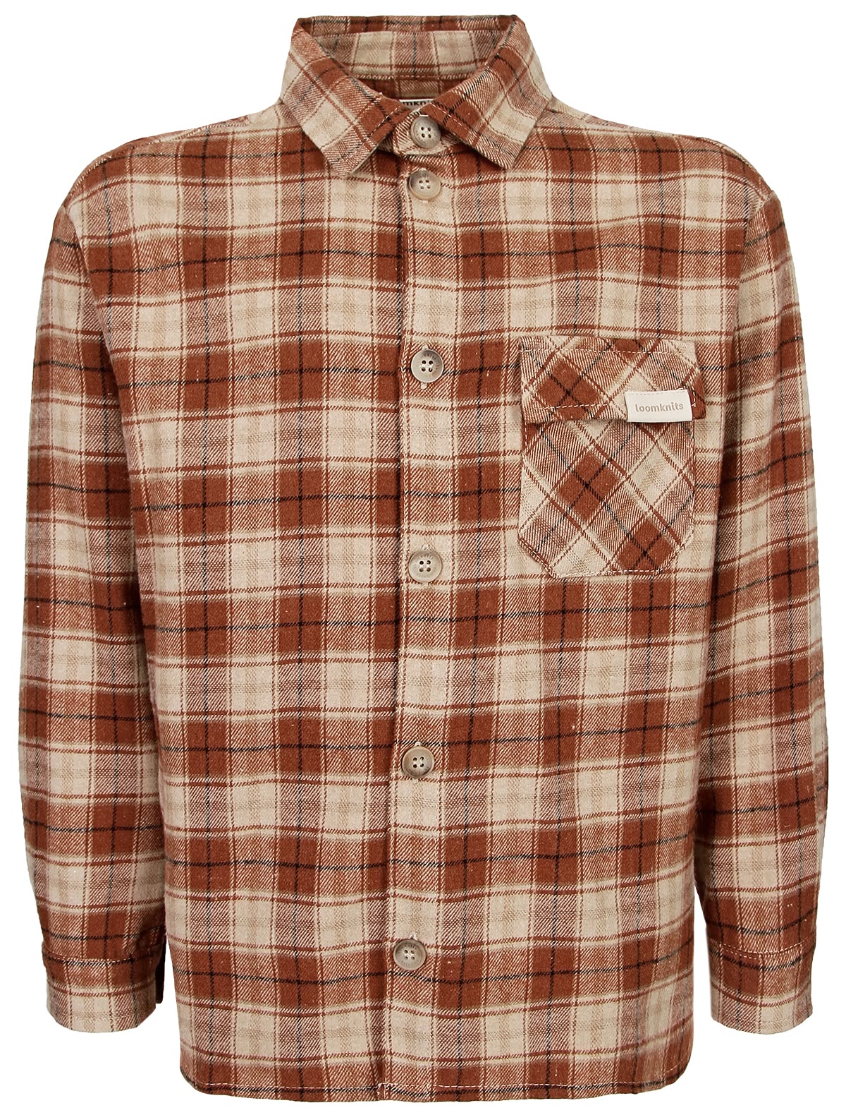 Клетчатая рубашка из хлопка