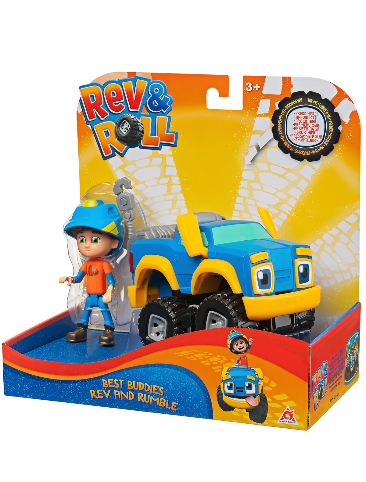 

Игрушка Rev and Roll, Синий, 2267850