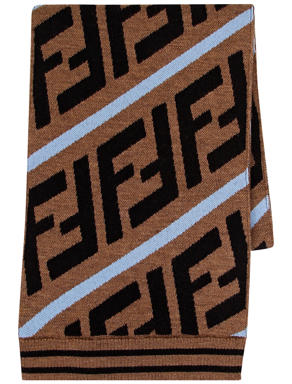 

Шарф Fendi, Коричневый, 2244269