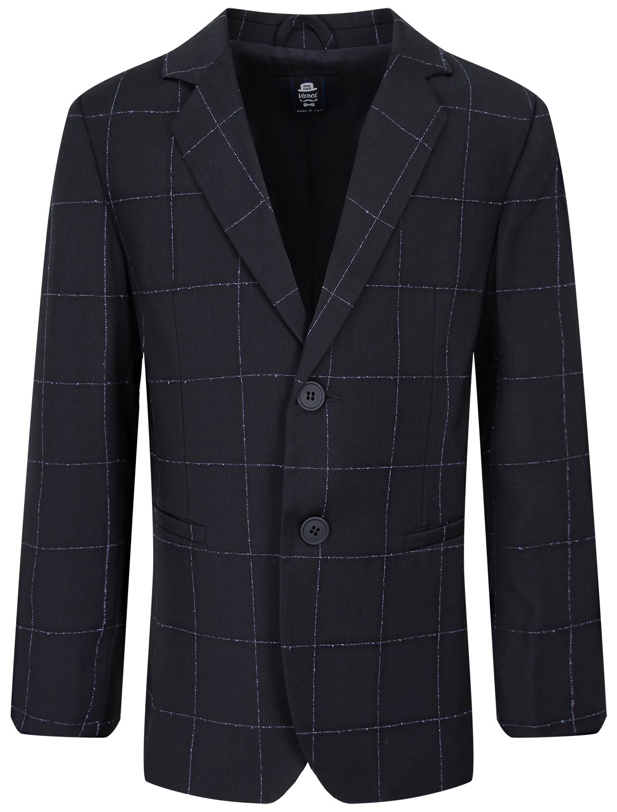 Синий клетчатый пиджак