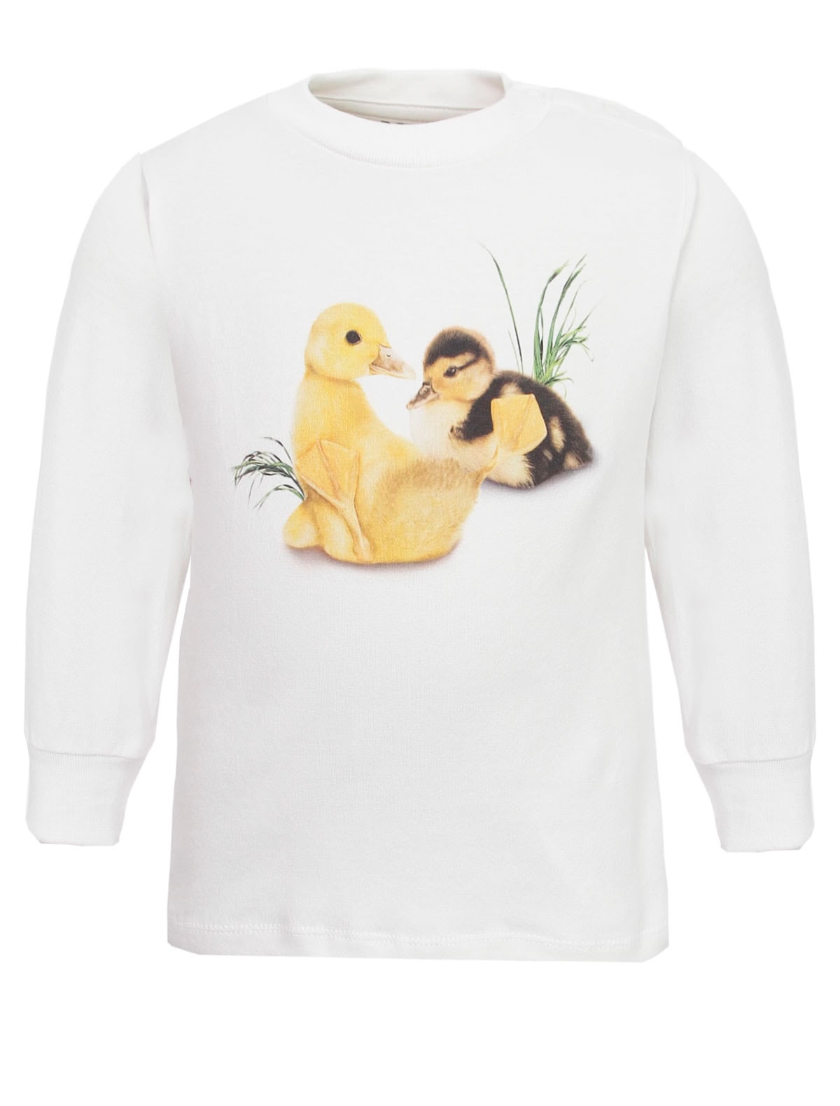 Лонгслив с принтом утята