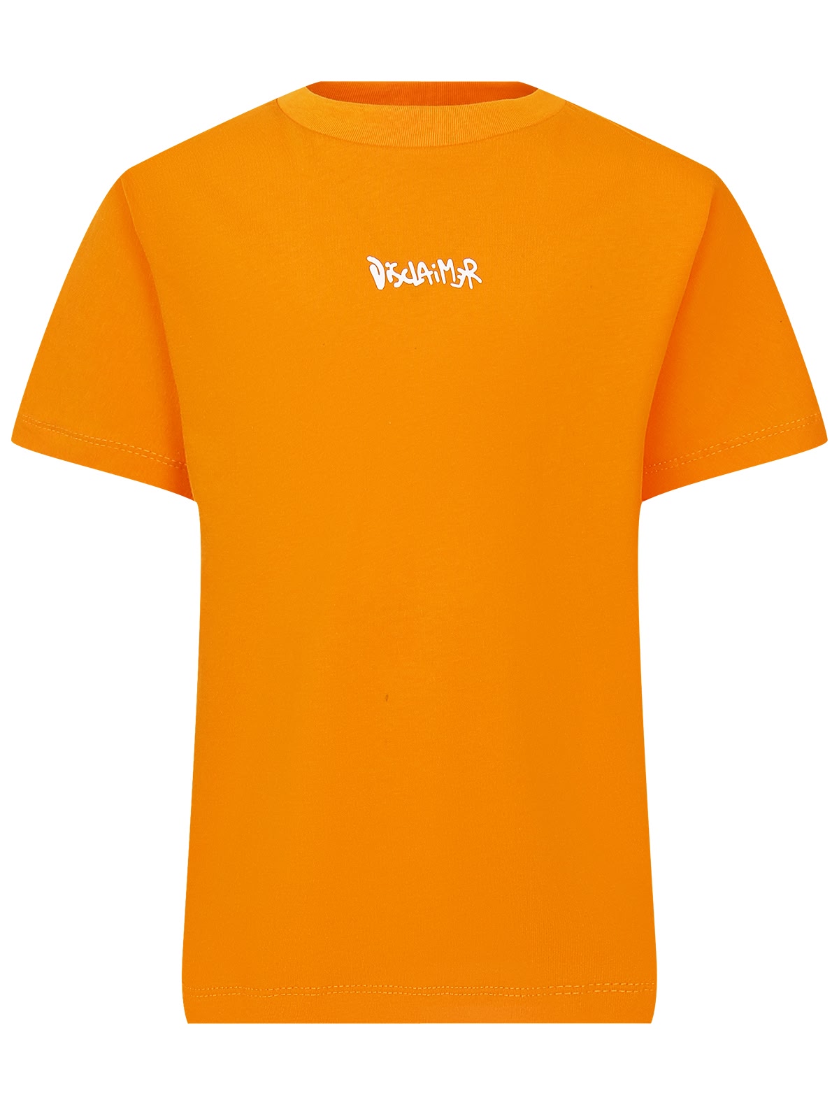 Оранжевая футболка с лого