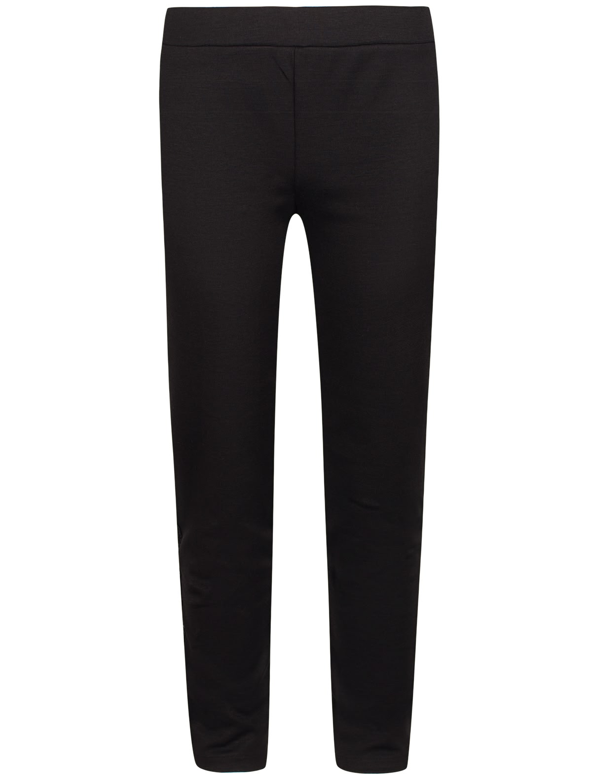 Черные леггинсы с лампасами из пайеток