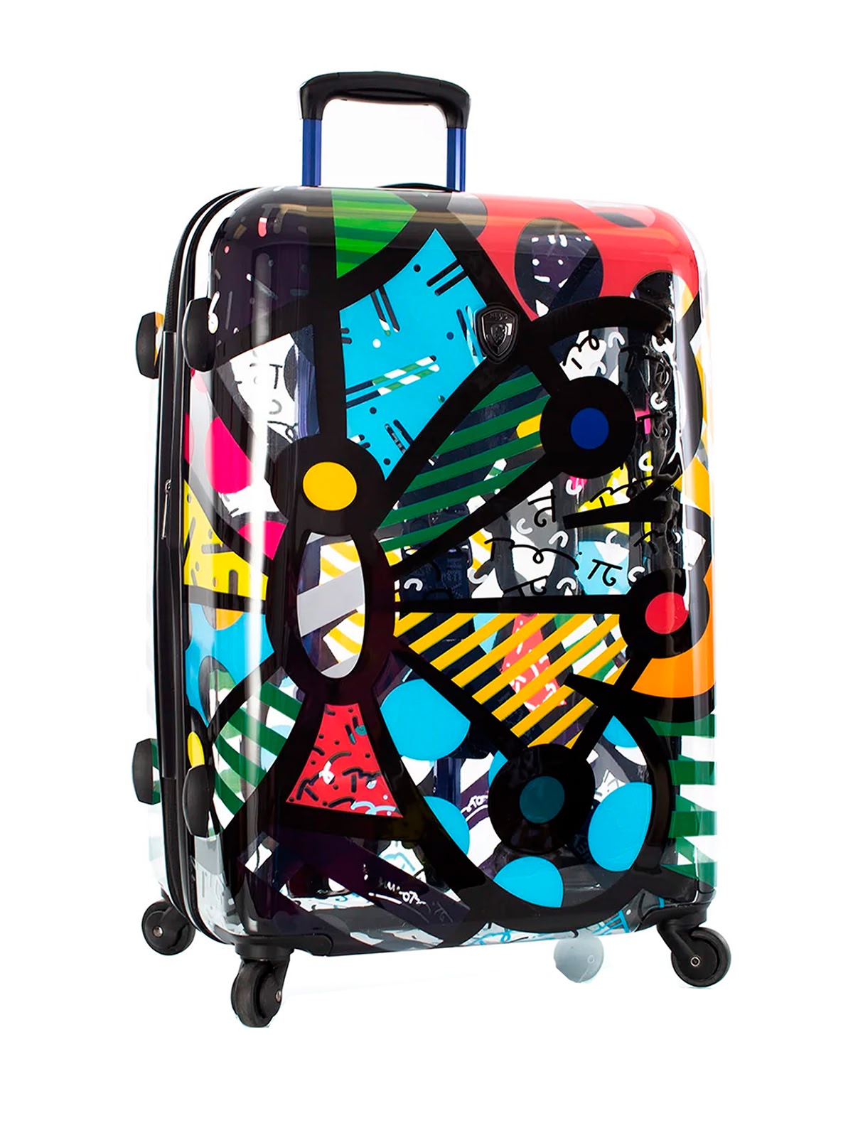 Чемодан 4-х колесный Britto Transparent Butterfly M