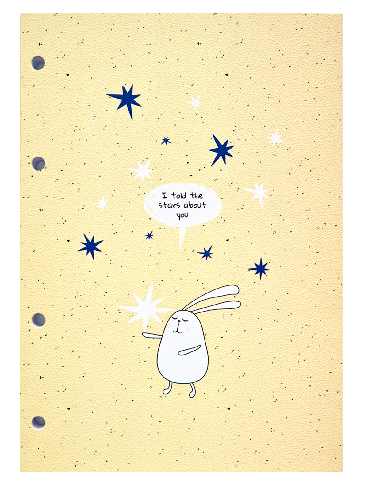 Блокнот с зайчиком 140х198 мм, 80 л., клетка