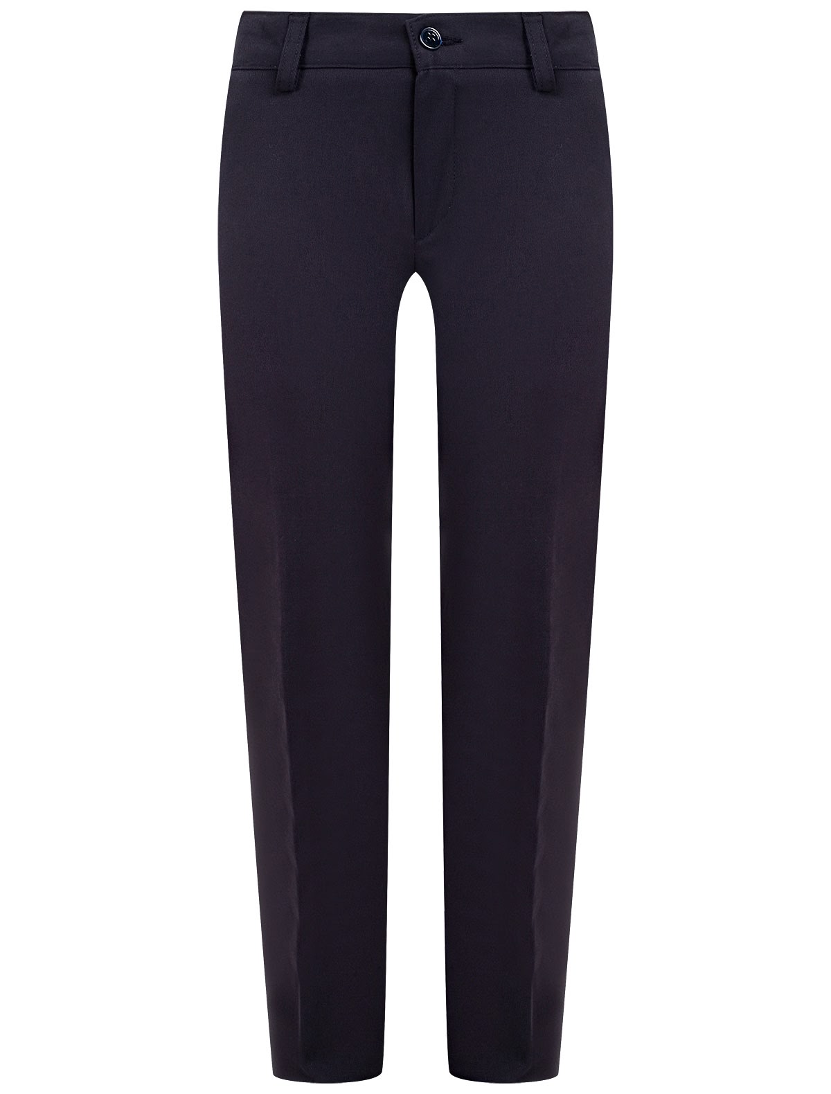 Темно-синие брюки классического кроя
