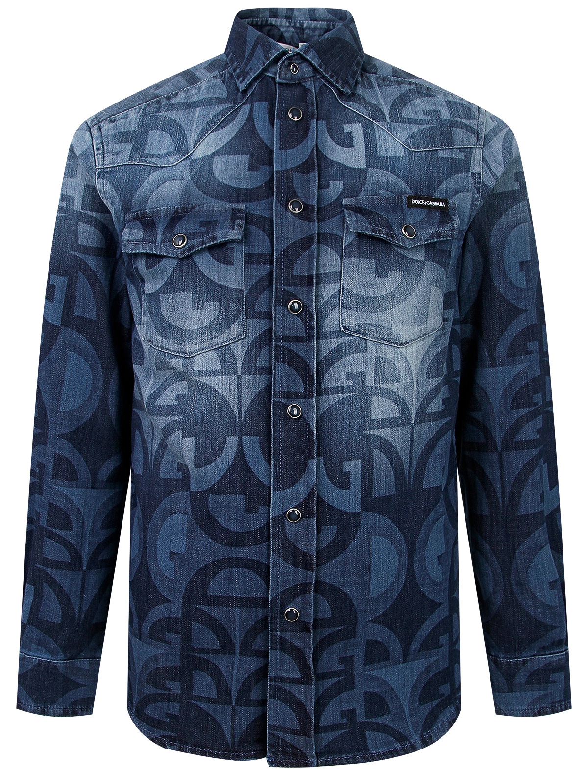 Рубашка Dolce & Gabbana 2295963, цвет синий, размер 6 1014519172218 - фото 1