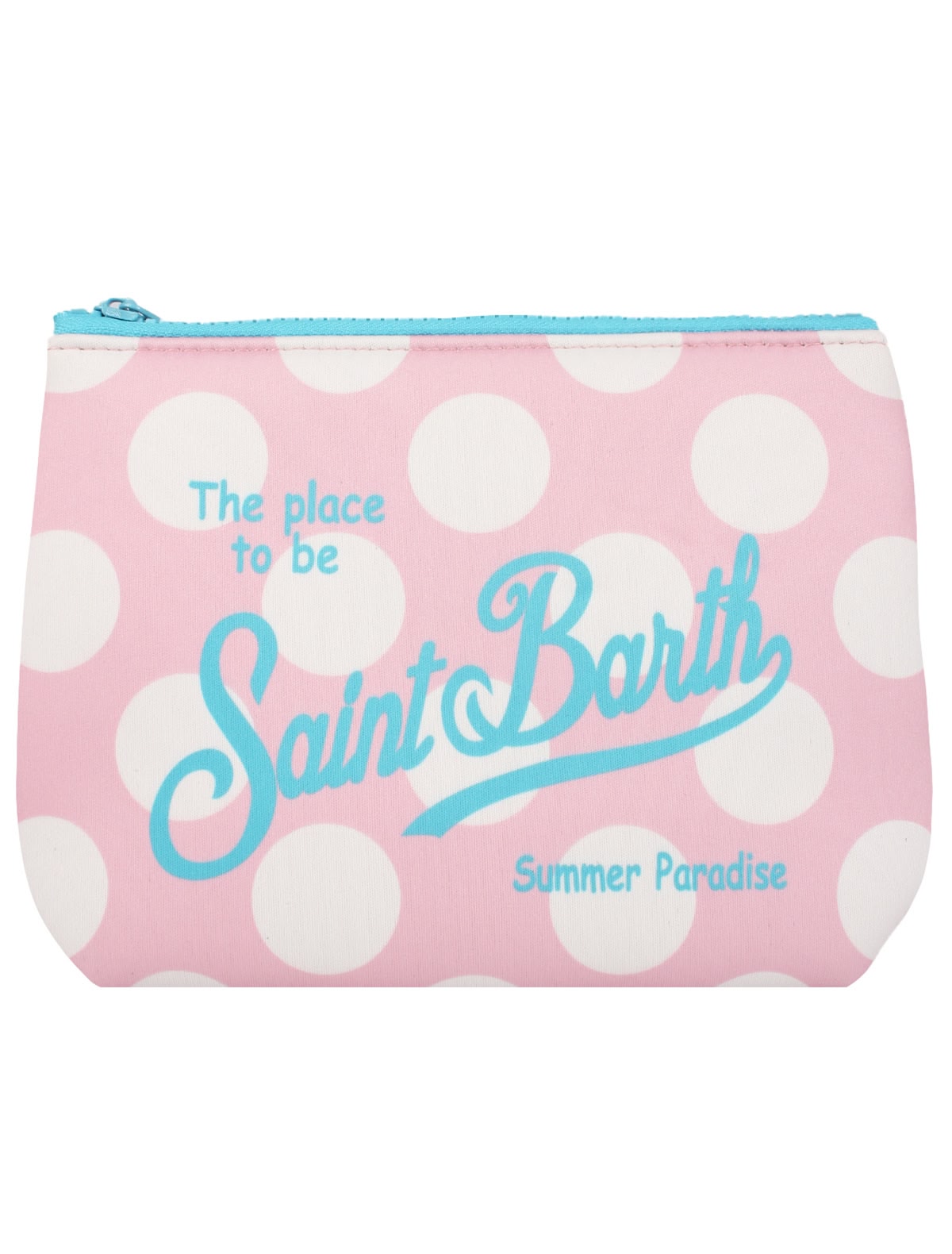 Косметичка в белый горошек