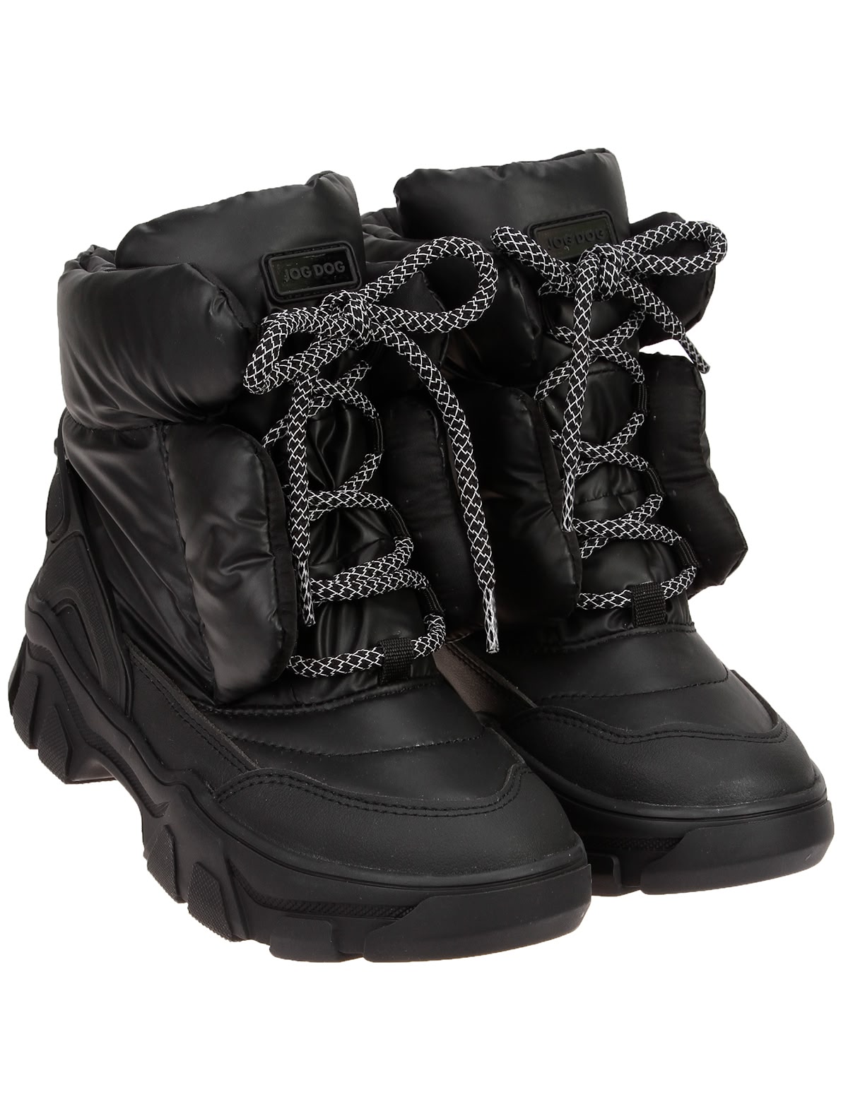 Дутые утепленные ботинки