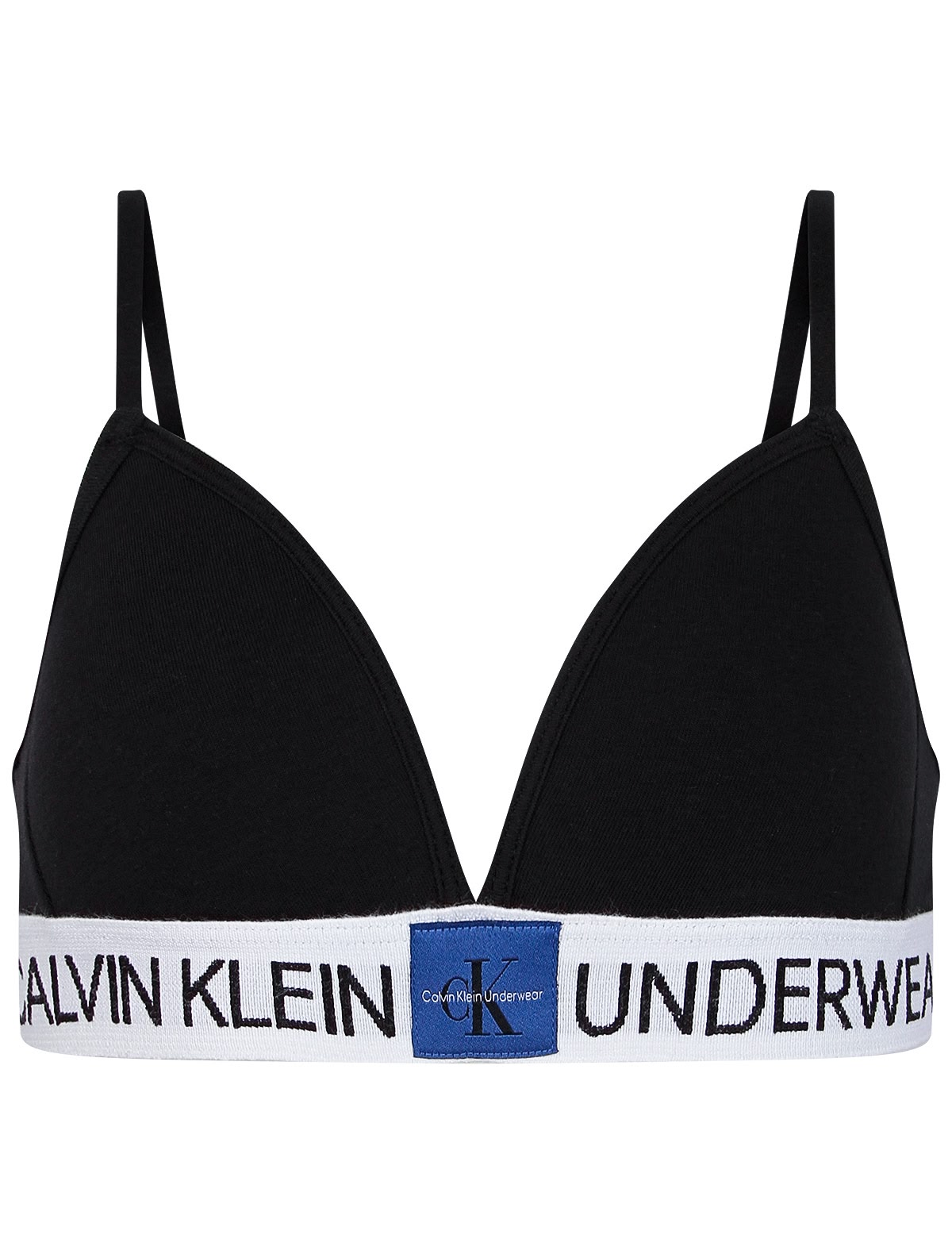 Чёрный бюстгалтер с логотипом