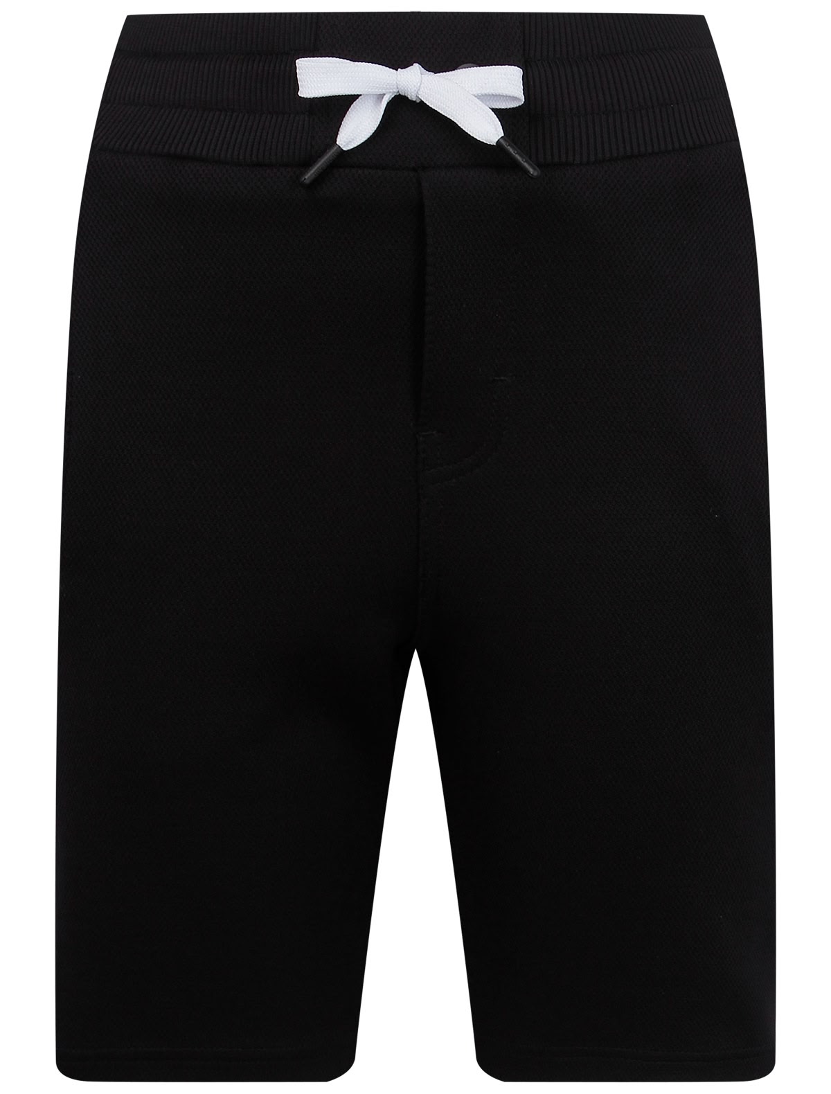 Черные шорты с лампасами