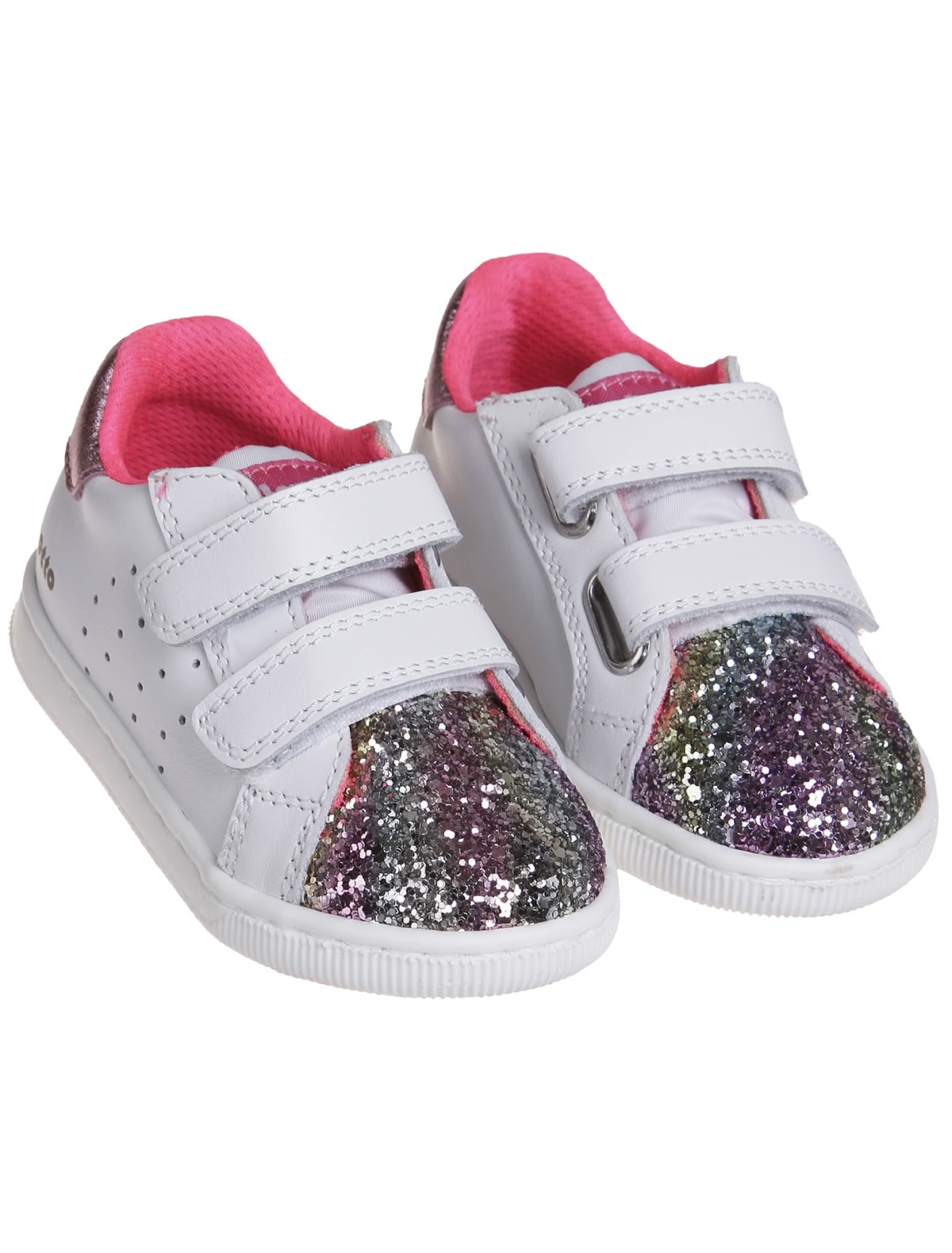 Кеды с цветным глиттером