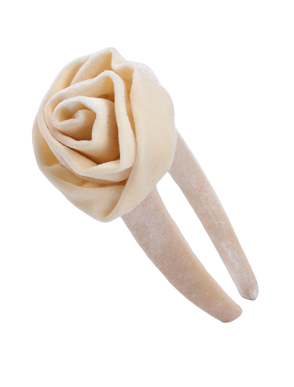 Бархатный ободок с розой