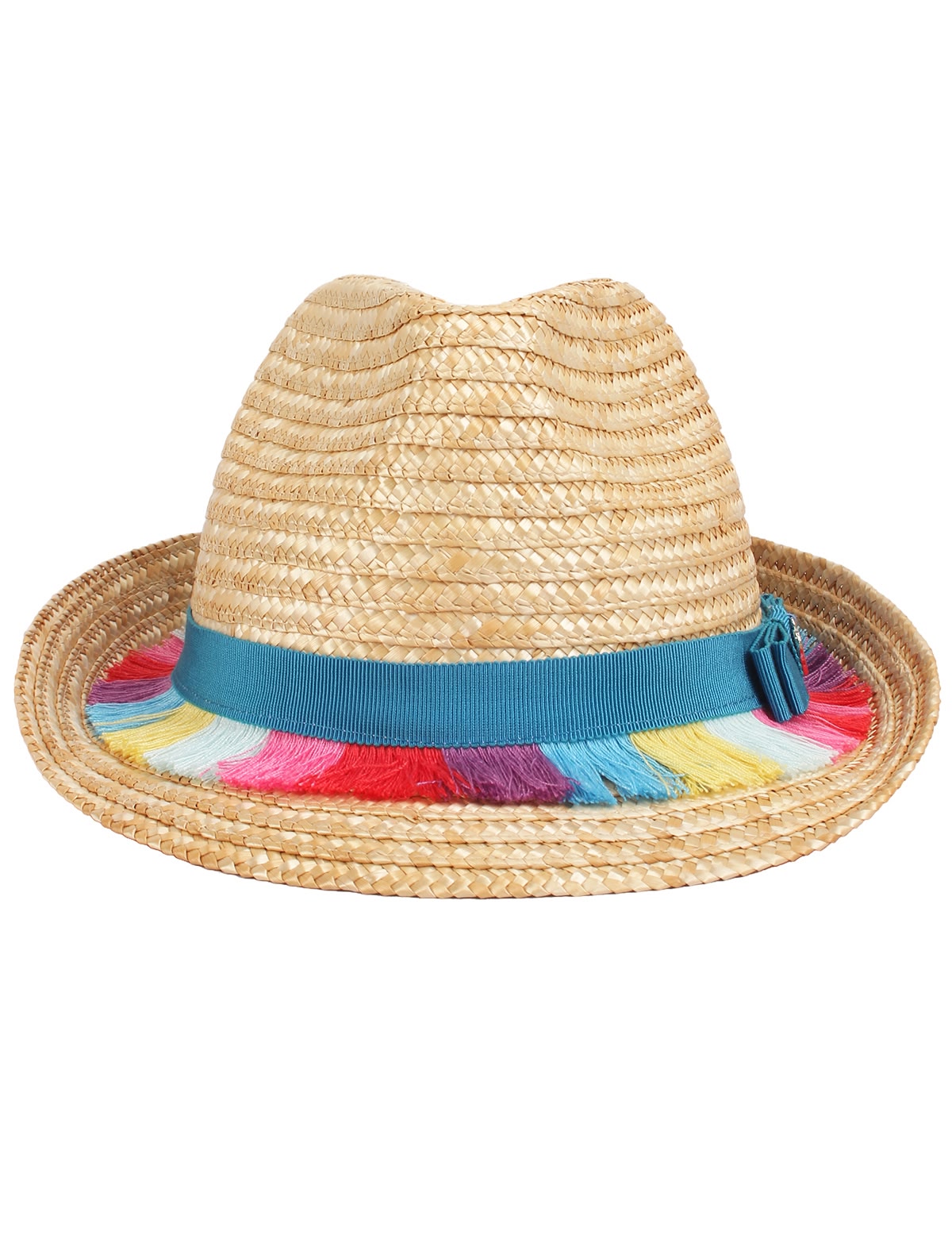 Соломенная шляпа с бахромой