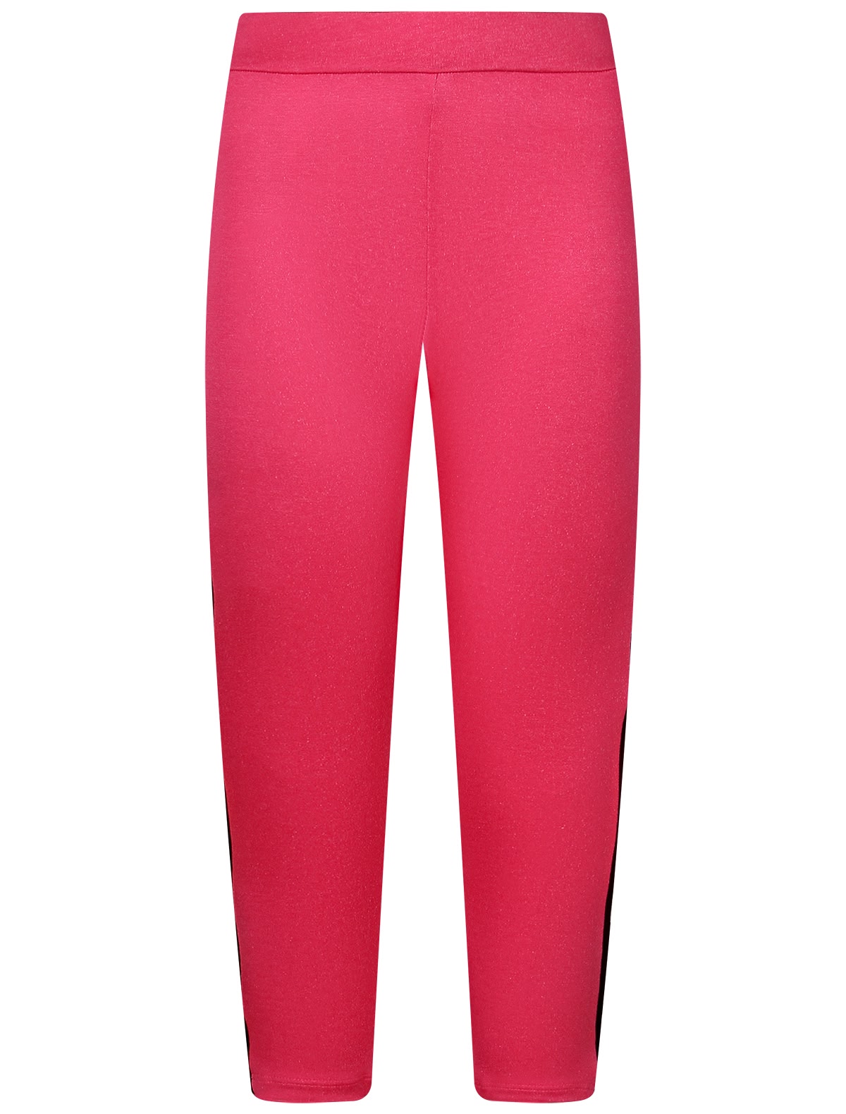 Розовые леггинсы с лампасами