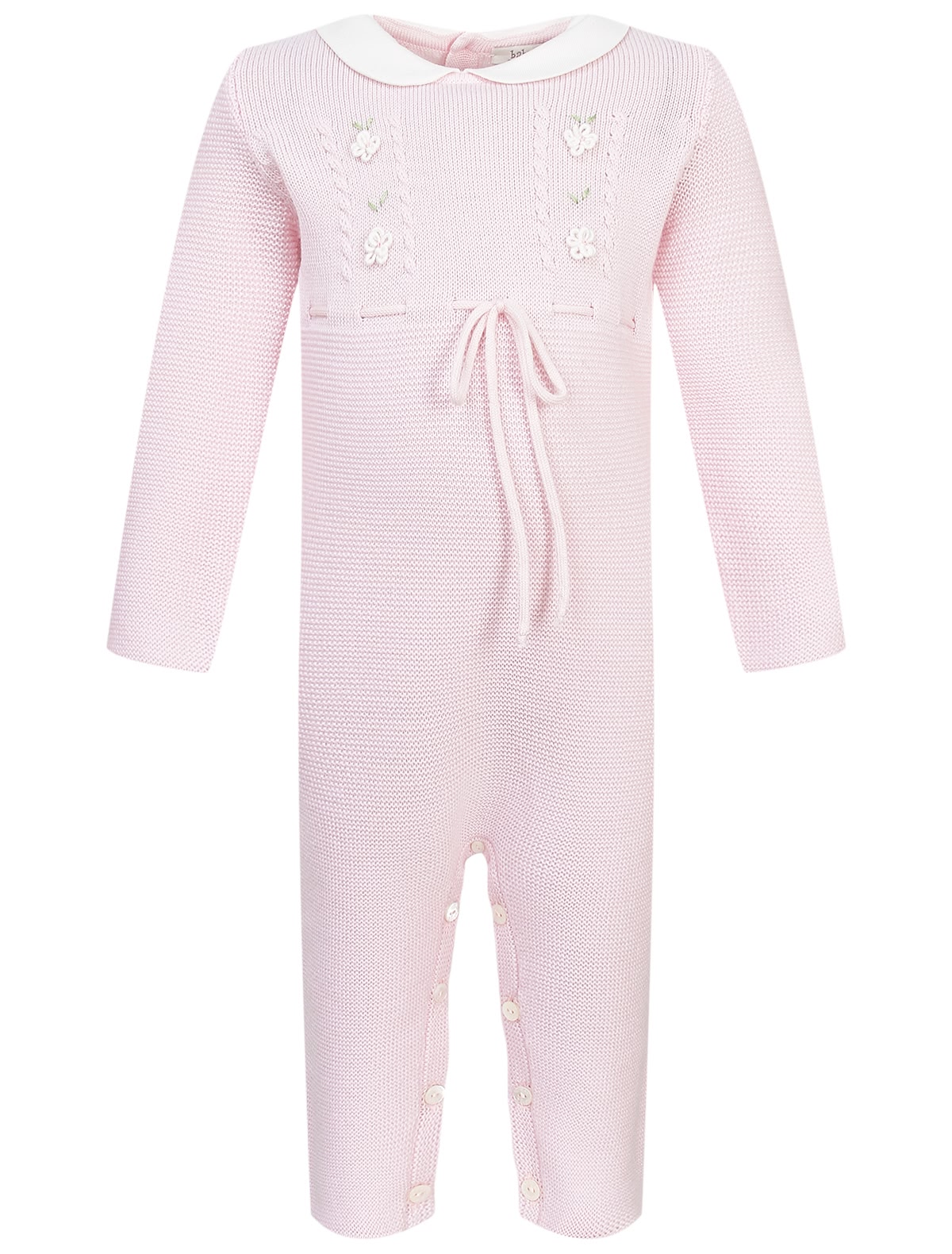 Розовый комбинезон из шерсти