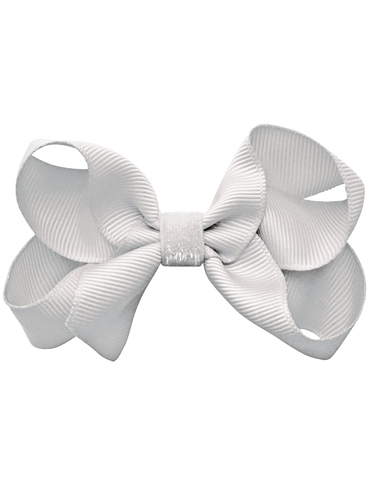 Белая заколка-зажим