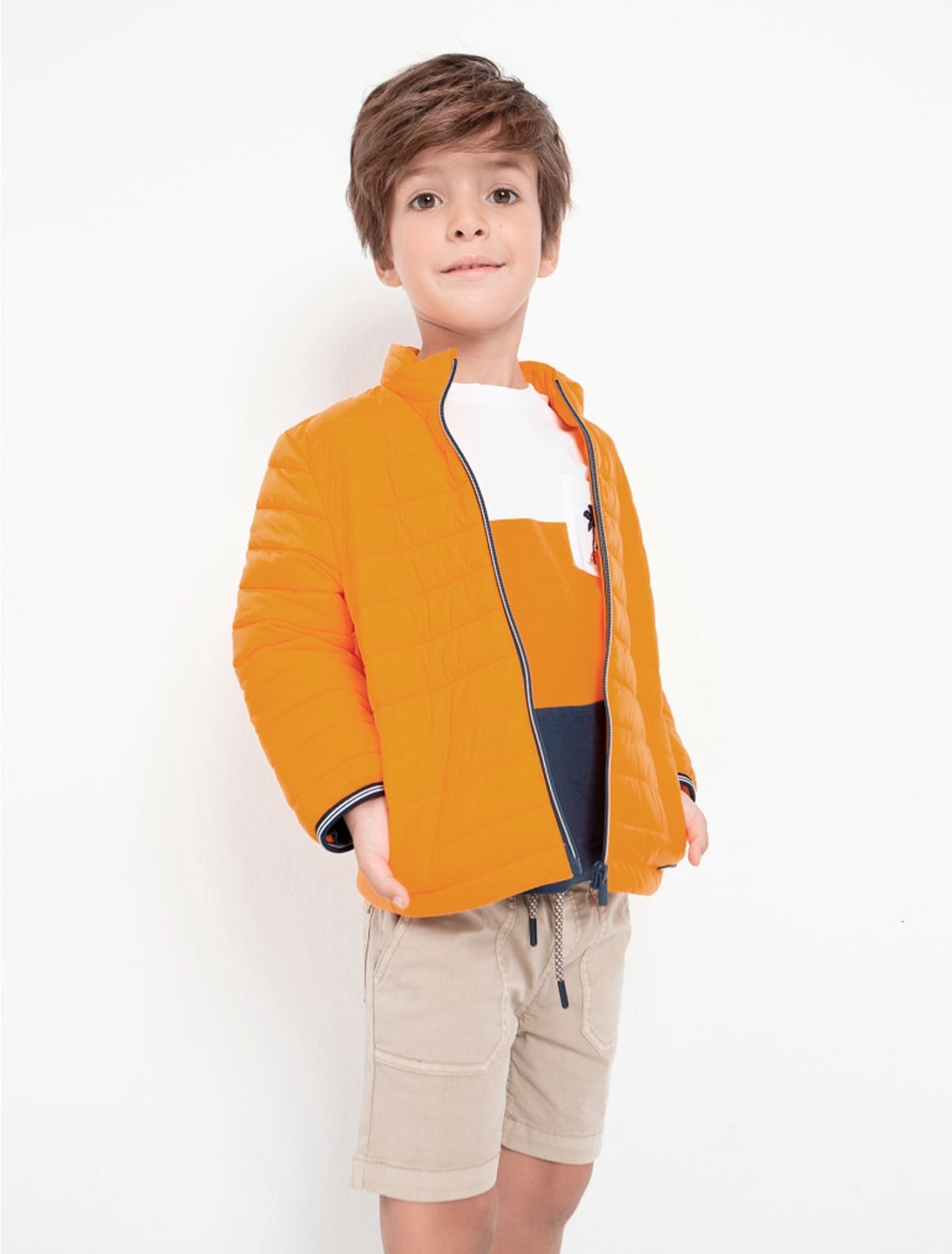 Куртка Mayoral 2541076, цвет оранжевый, размер 4 1074519371875 - фото 2