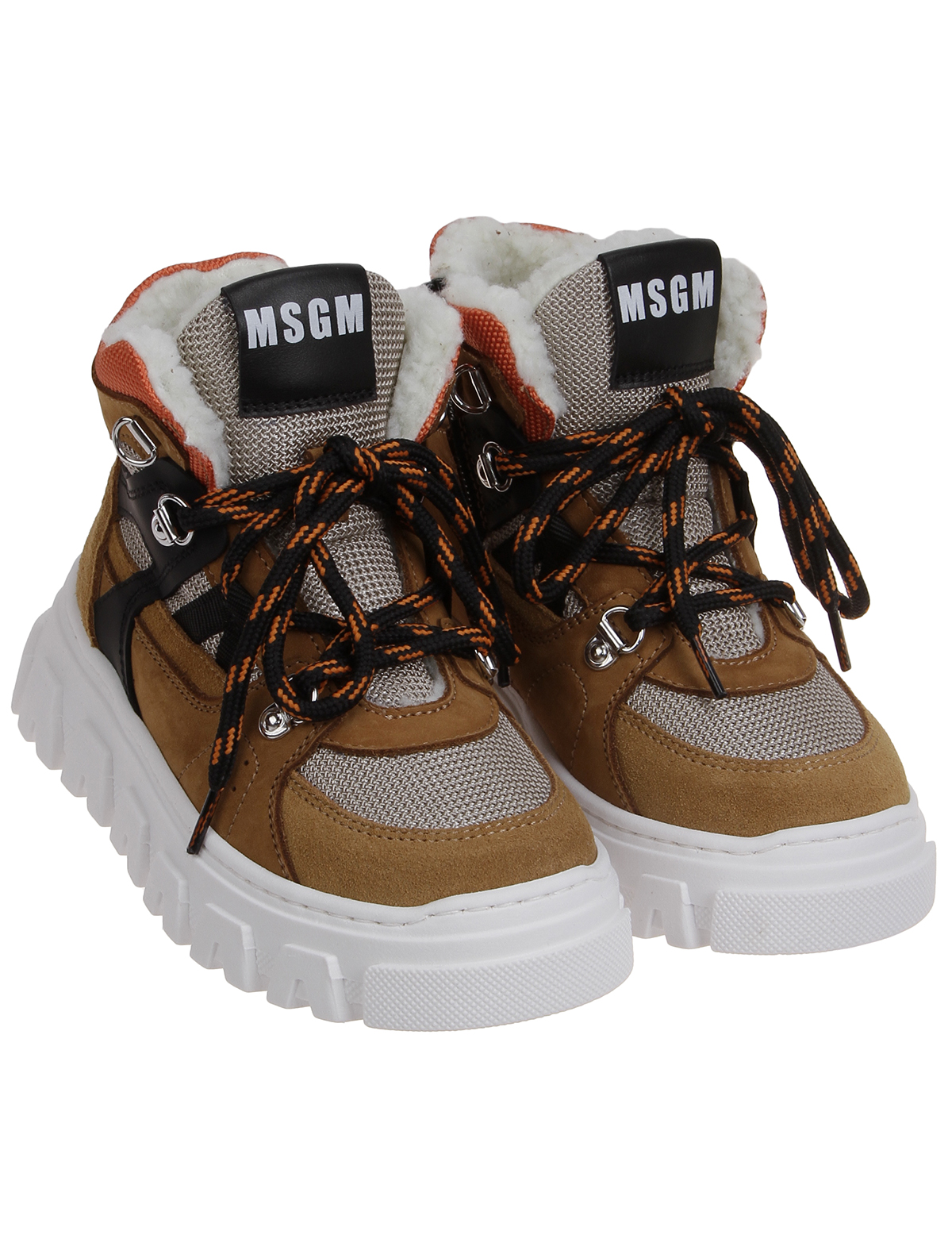 Ботинки MSGM 2600797, цвет коричневый, размер 33