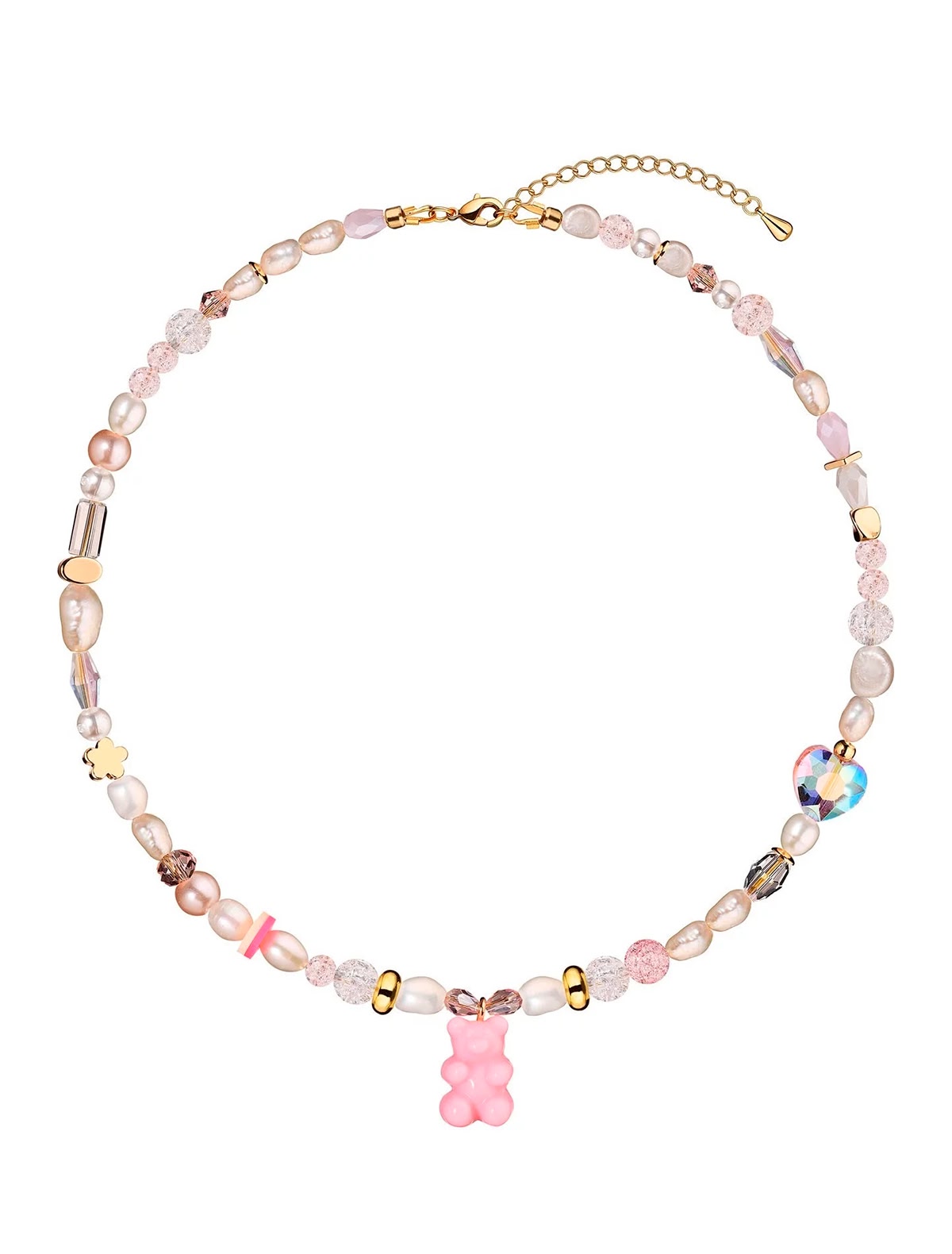 Колье Gummie bear Pink