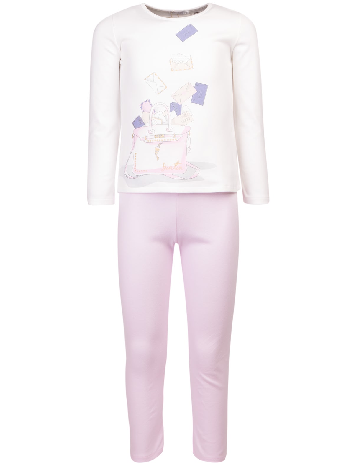 Хлопковая пижама с принтом сумочка