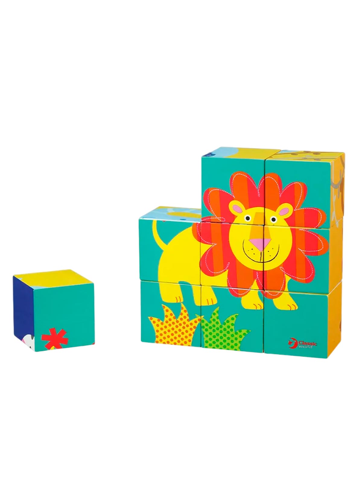 Кубики-пазлы: Приключения в джунглях