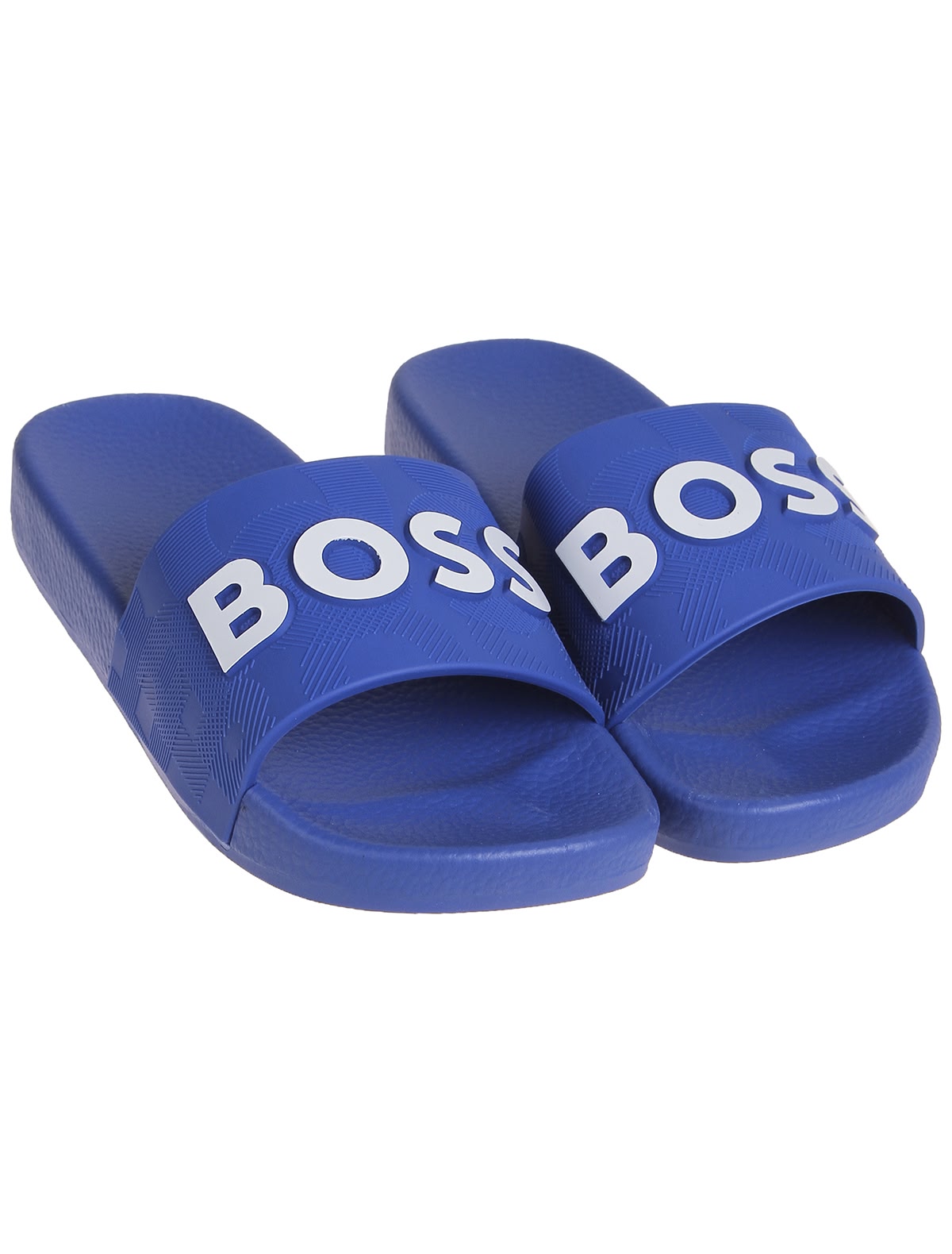 Синие пляжные шлепанцы