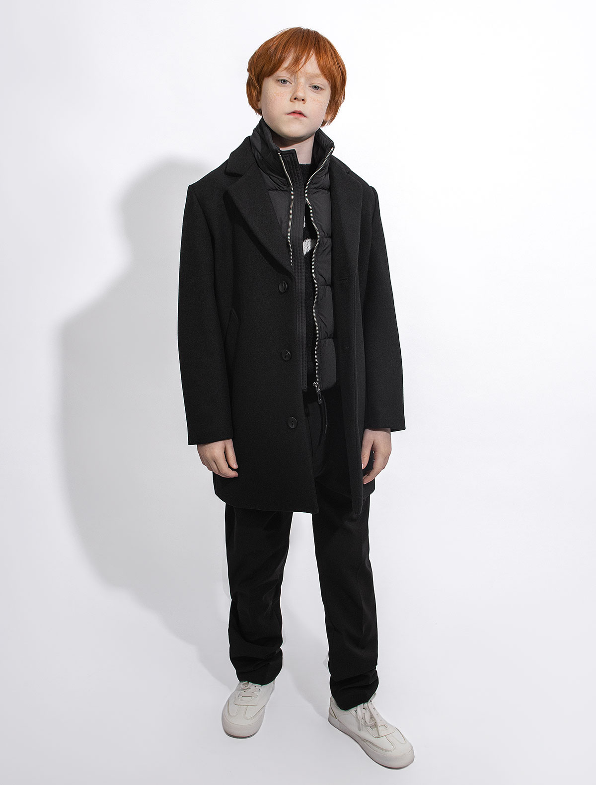 Пальто Antony Morato 2619576, цвет черный, размер 9 1124519381272 - фото 2