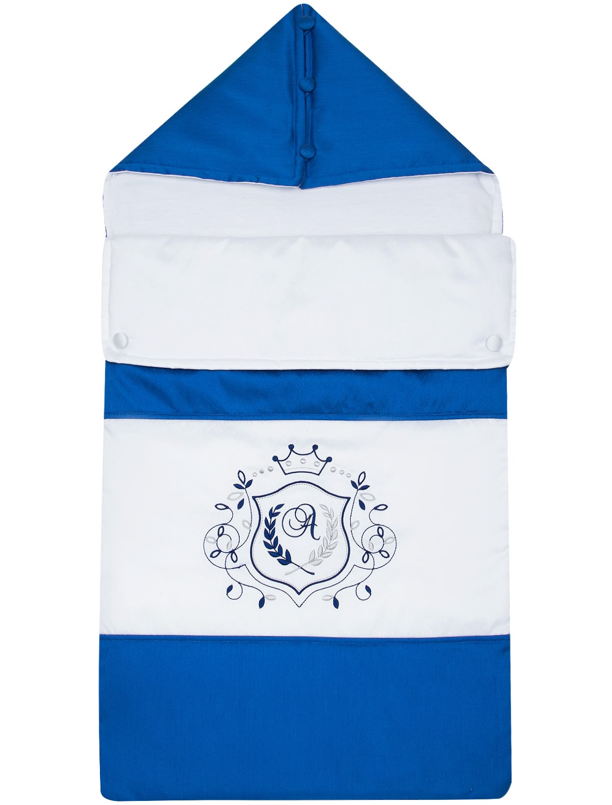 Синий утепленный конверт