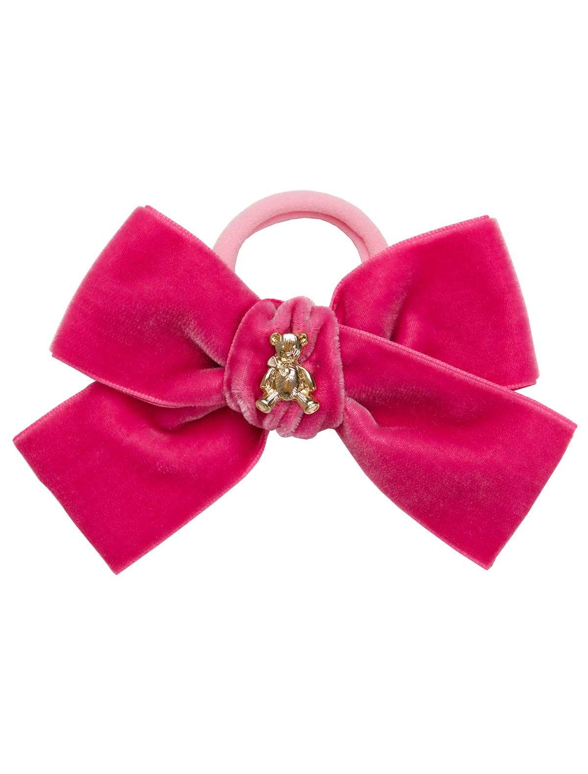 Резинка с бархатным бантом