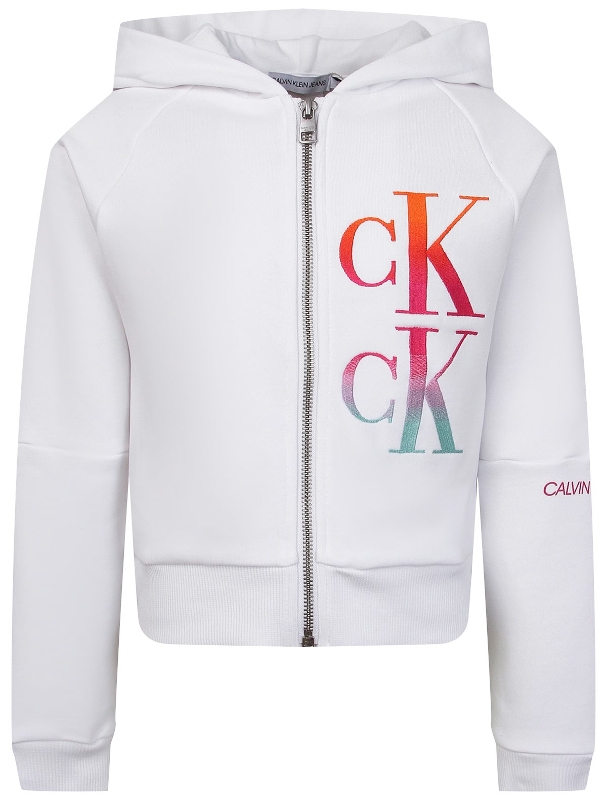 Толстовка с градиентной вышивкой