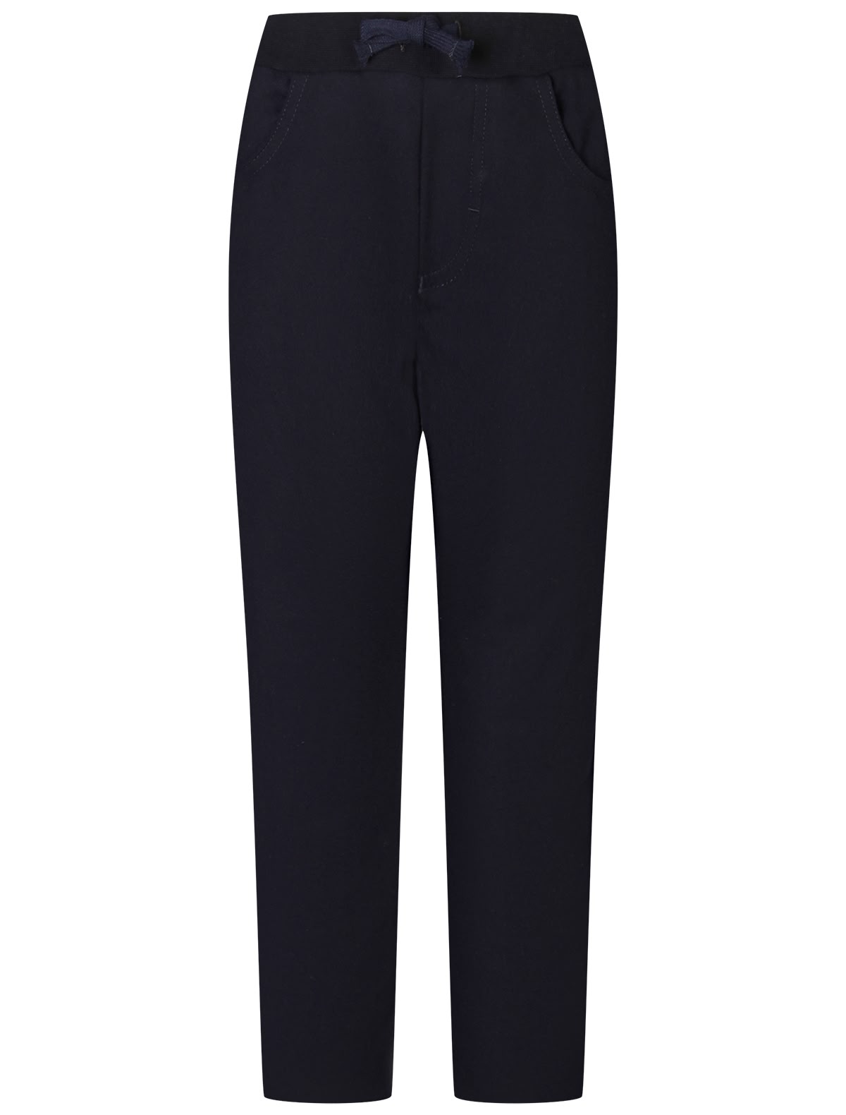 Синие утепленные брюки