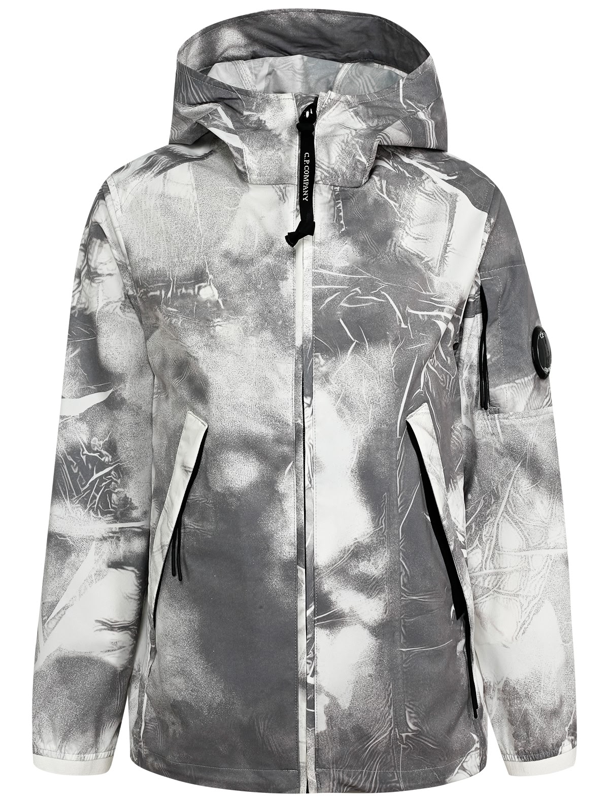 Ветровка с абстрактным принтом